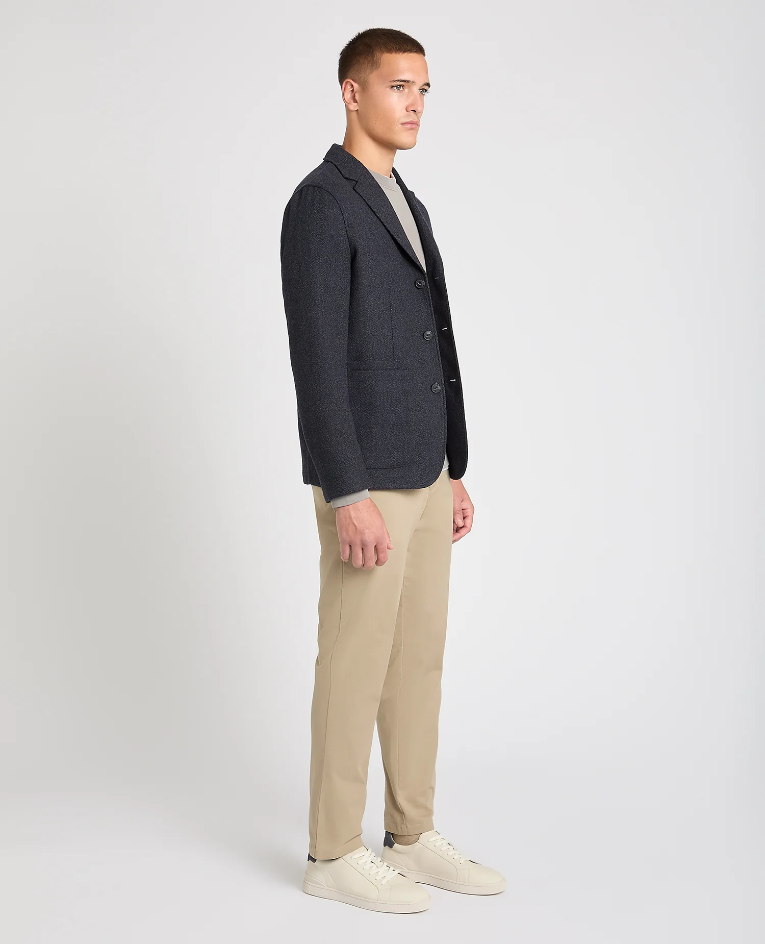 Slim fit wool-poly jacket - Image 4