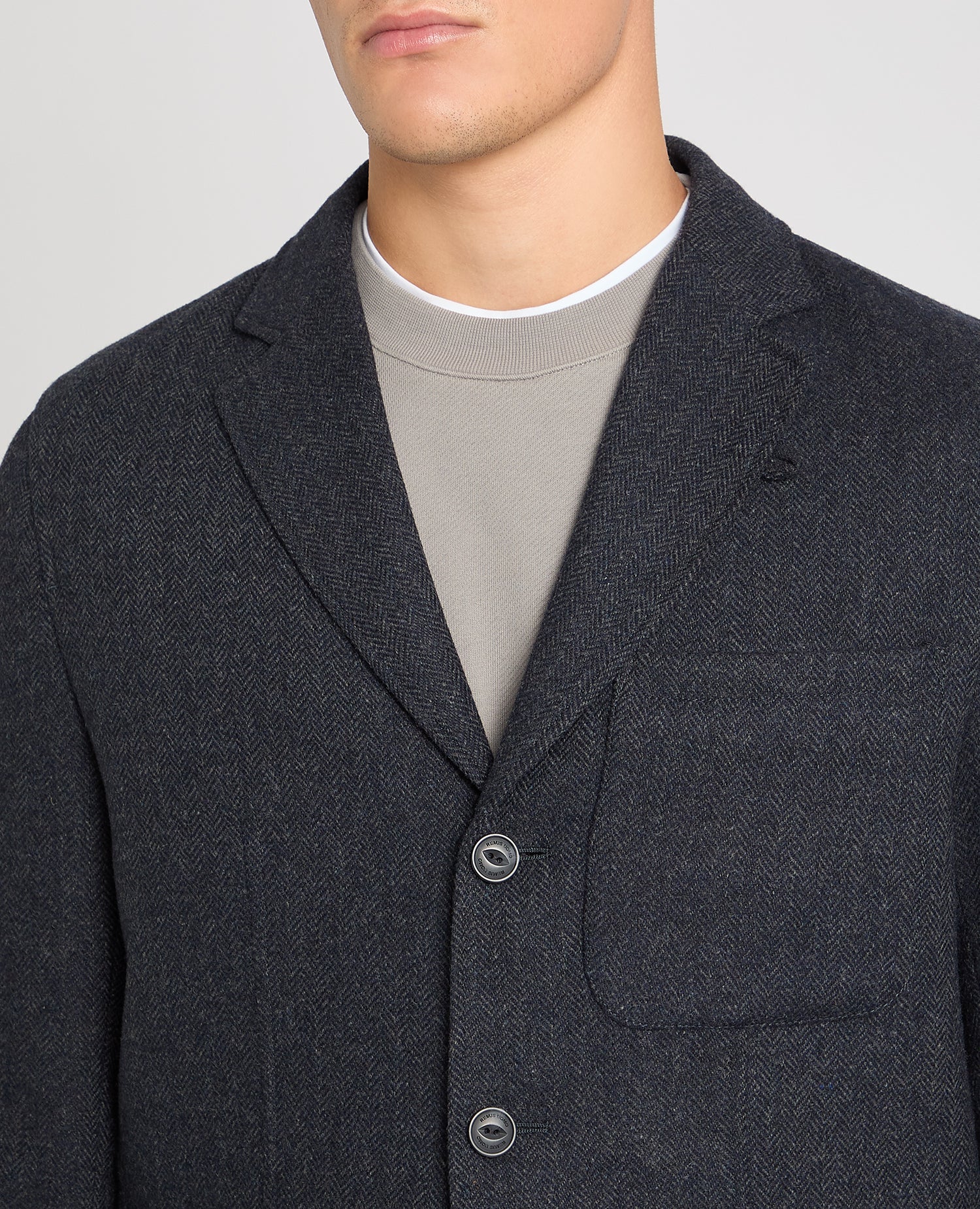 Slim fit wool-poly jacket - Image 5
