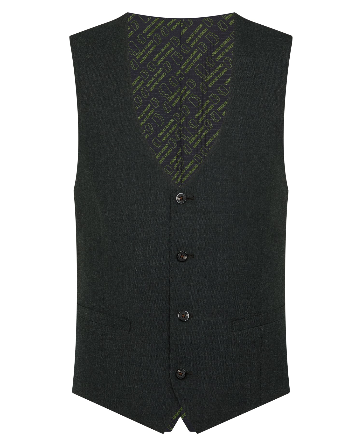 Slim Fit Wool Stretch Suit - Image 9