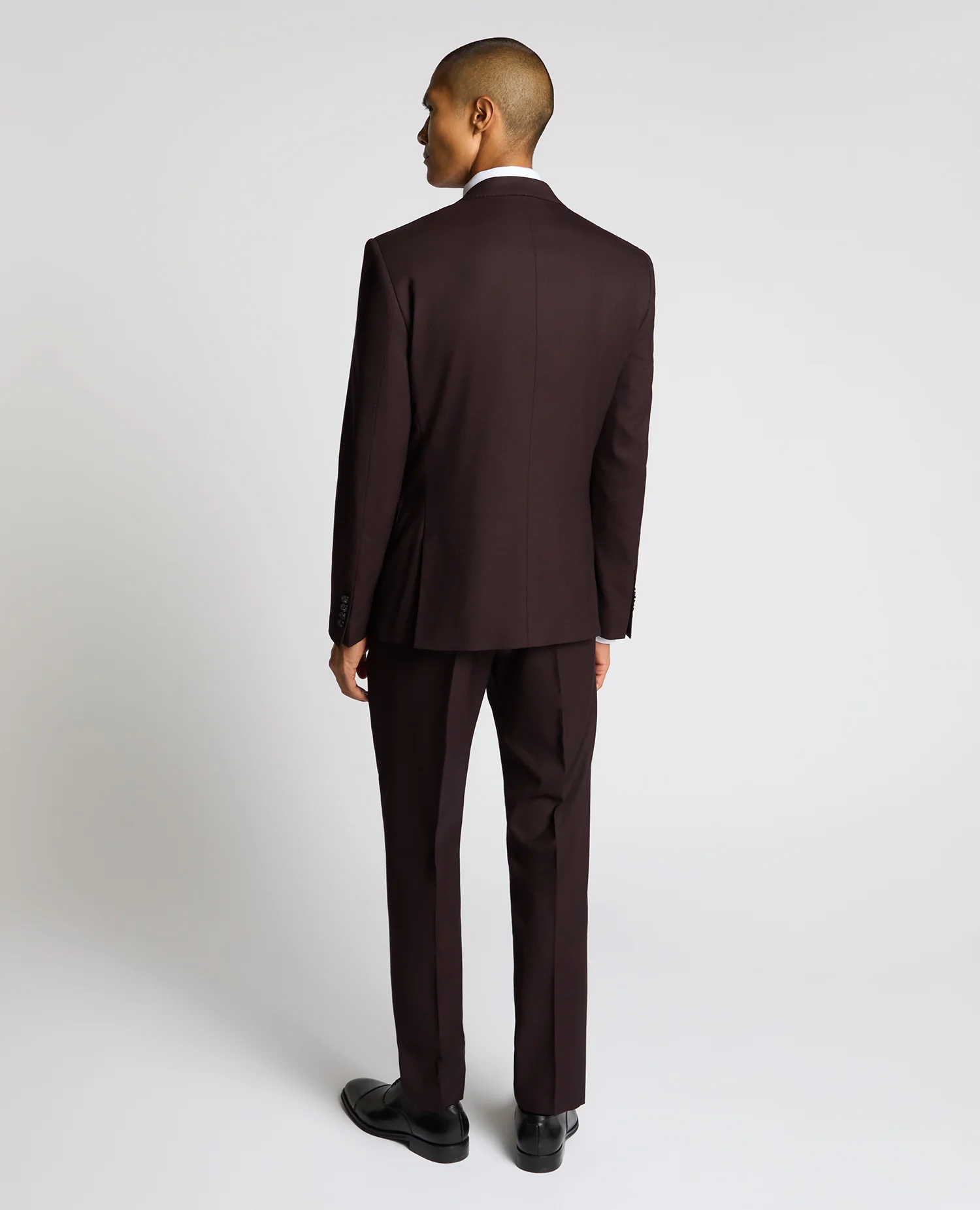 Slim Fit Wool Blend Suit - Image 3