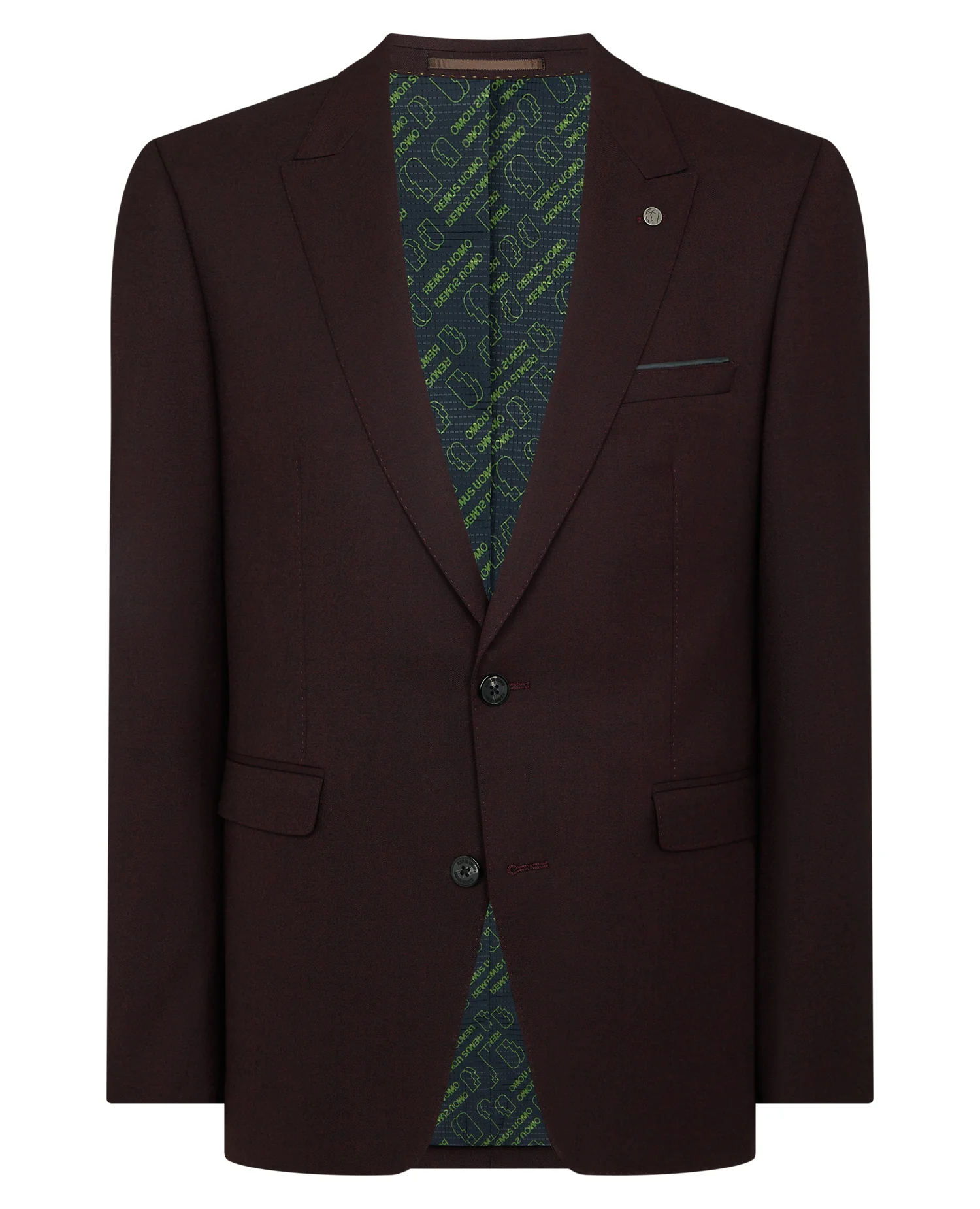 Slim Fit Wool Blend Suit - Image 6