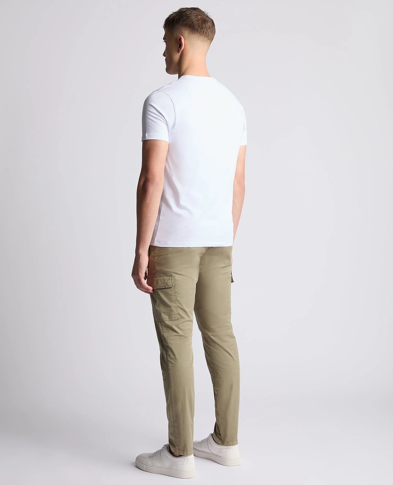 Slim Leg Cotton Stretch Cargo - Image 3