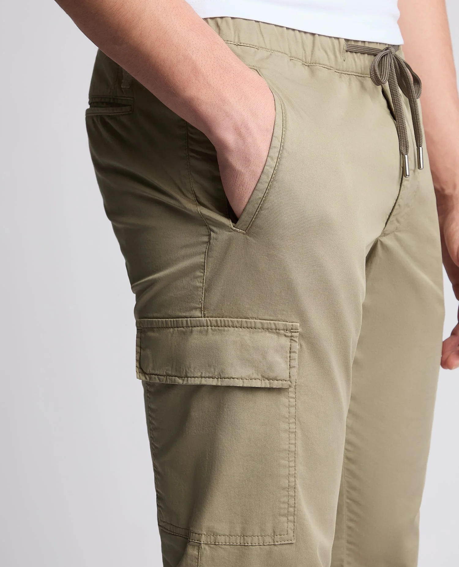 Slim Leg Cotton Stretch Cargo - Image 4