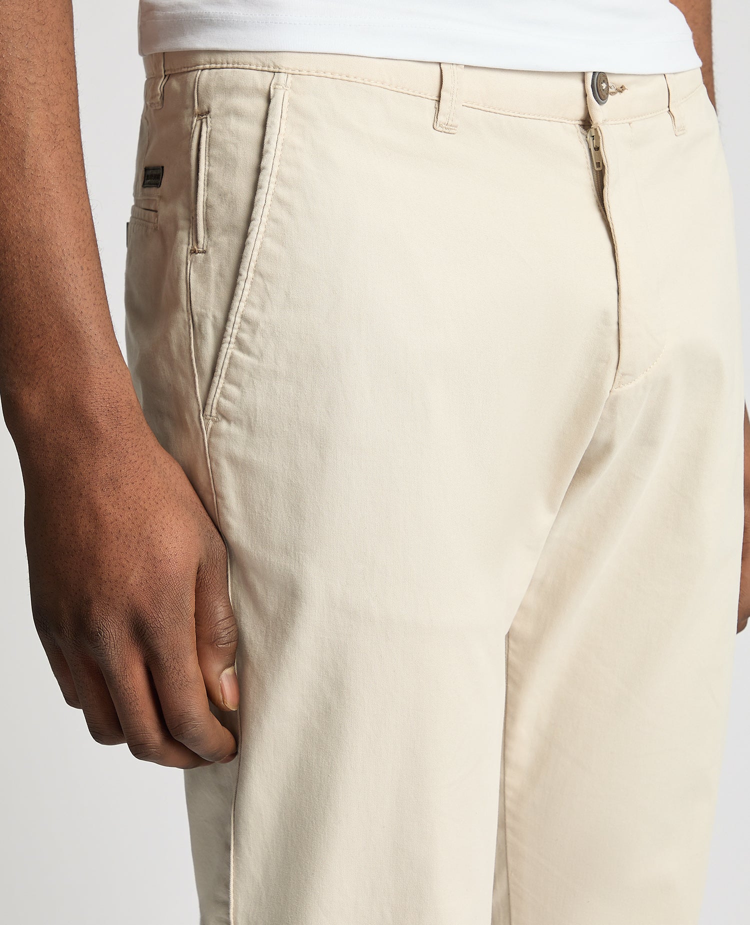Slim Leg Cotton Stretch Chinos - Image 4