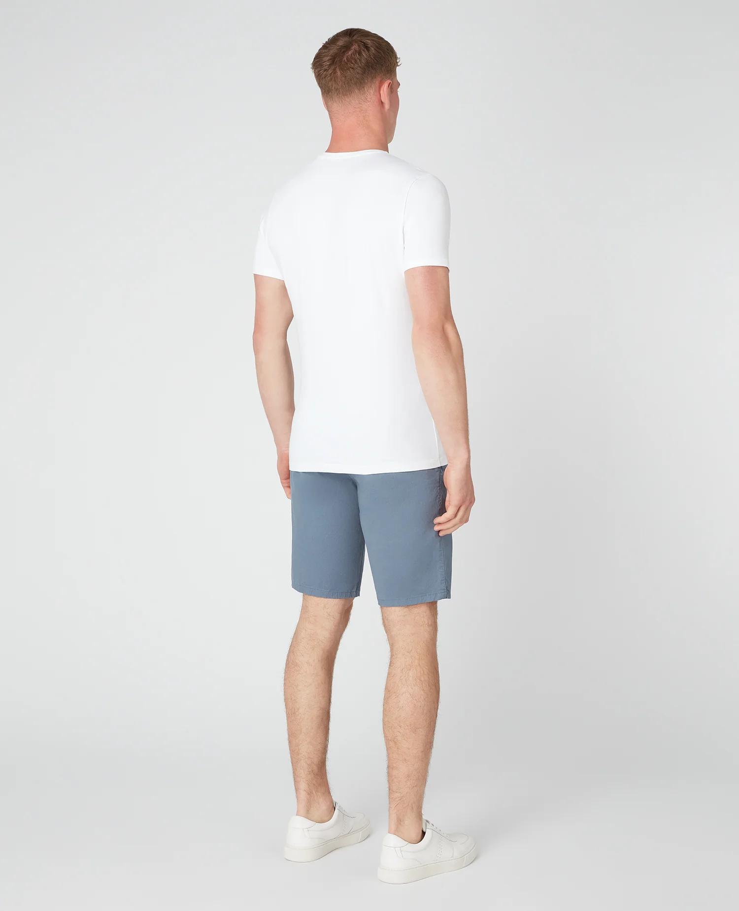 Slim Leg Cotton-Stretch Chino Short - Image 4