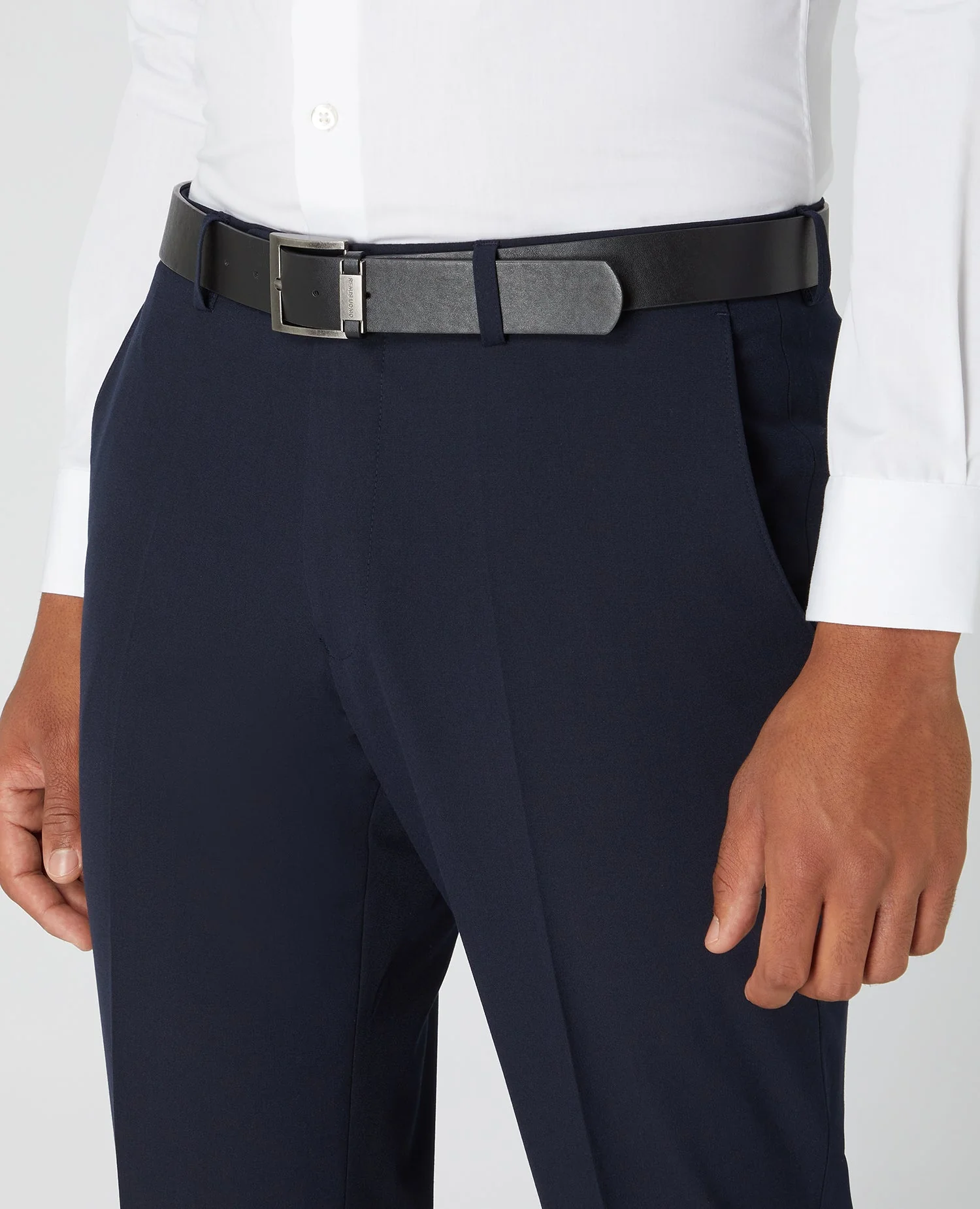 Slim Leg Formal Trousers - Image 4
