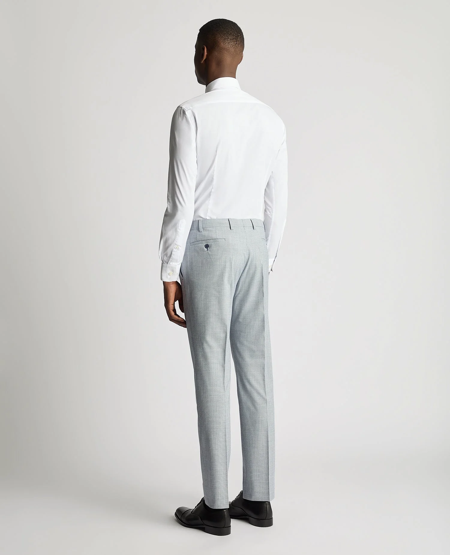 Slim Leg Stretch Formal Trousers - Image 3