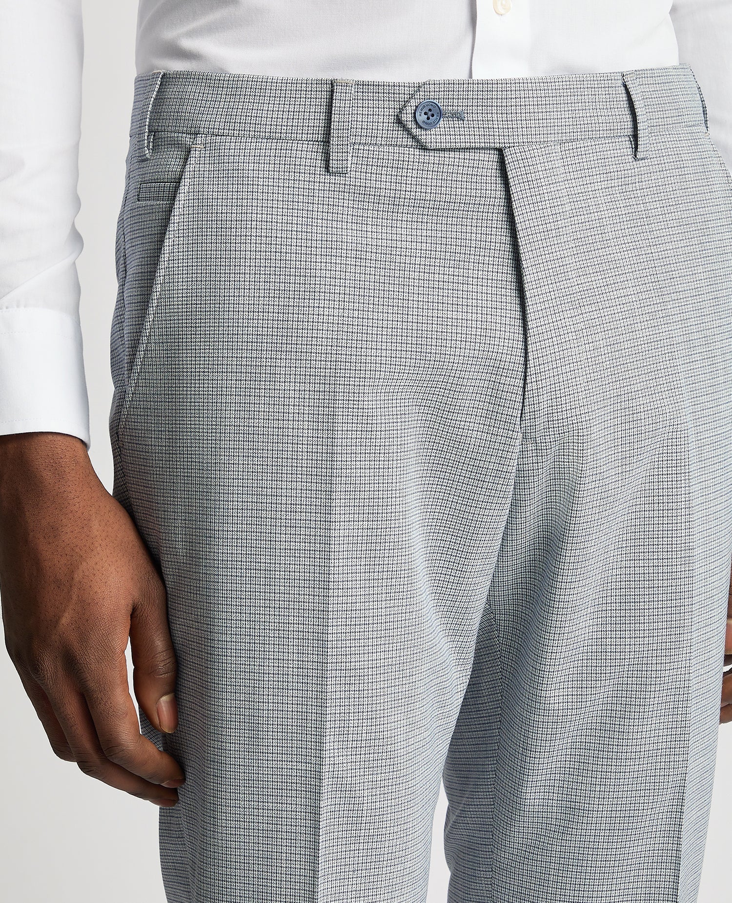 Slim Leg Stretch Formal Trousers - Image 4