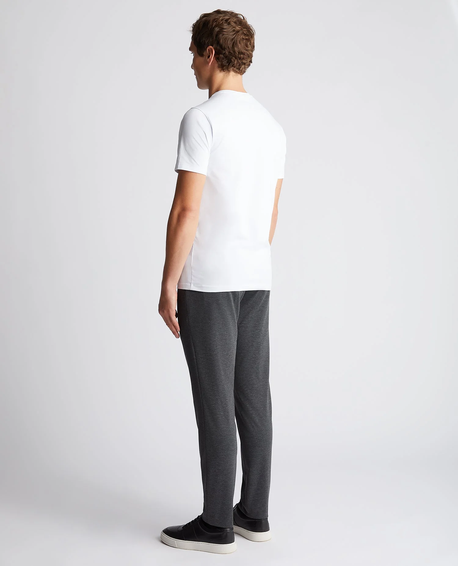 Slim Leg Stretch Formal Trousers - Image 3