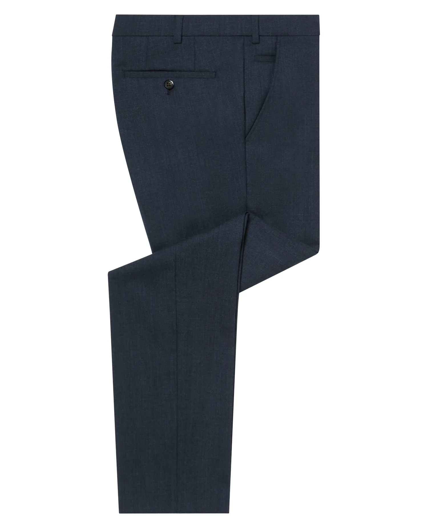 Slim Fit Wool-Blend Formal Trousers