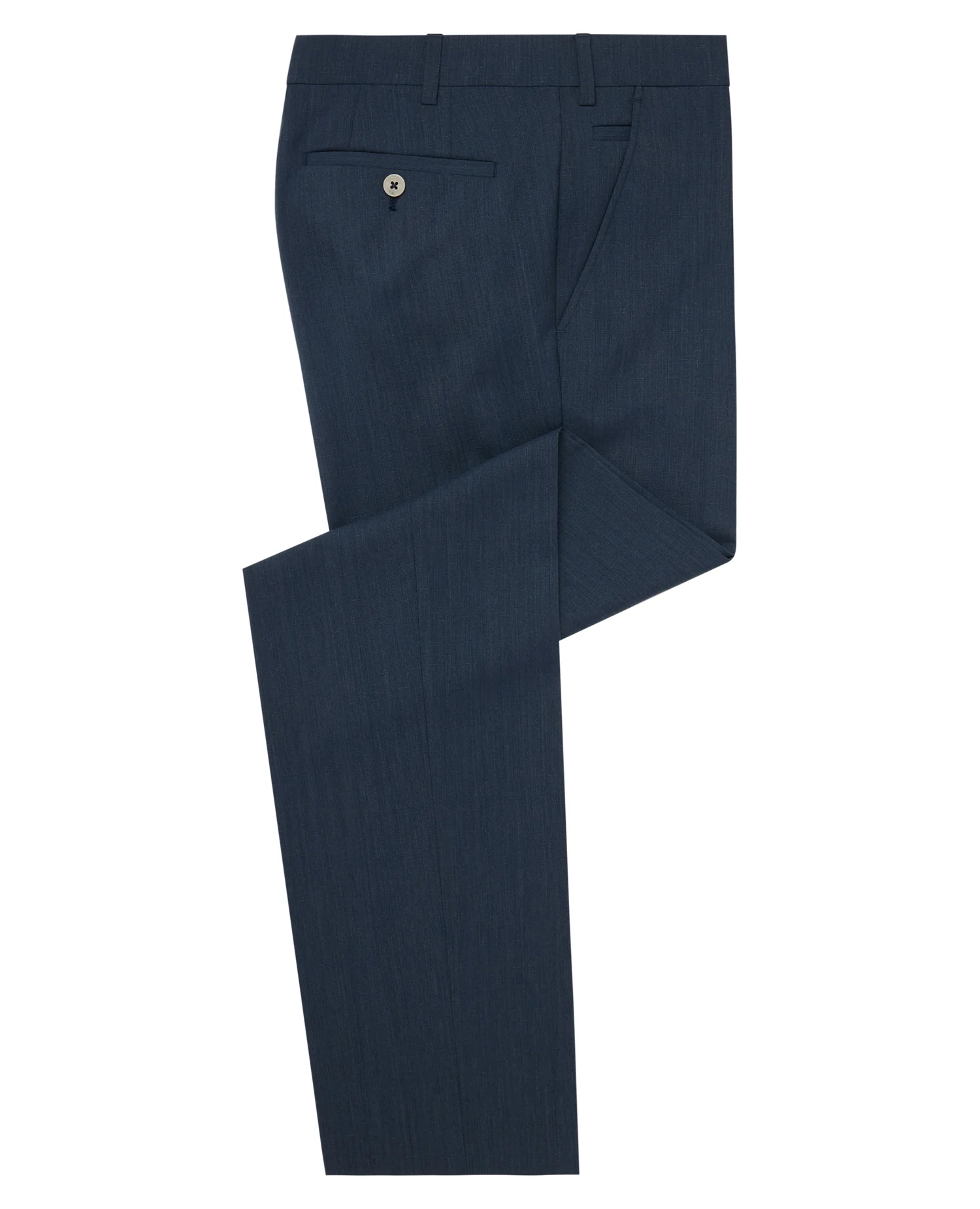 Slim leg wool blend stretch mix and match suit trouser