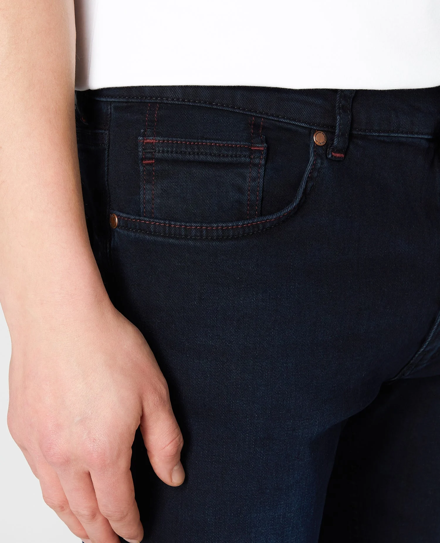 Rolston Straight Leg Cotton Stretch Jeans - Image 5