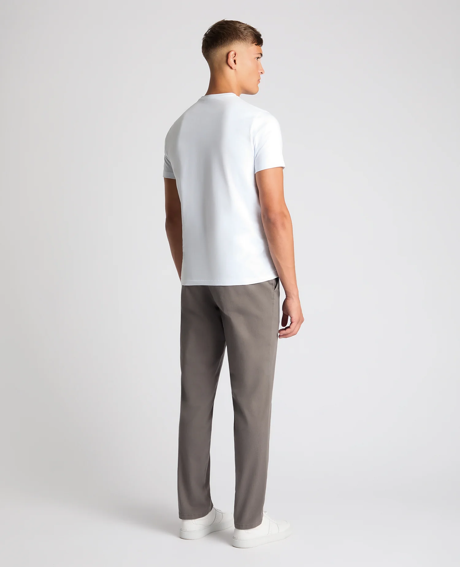 Straight Leg Cotton-Stretch Washed Chino - Image 3