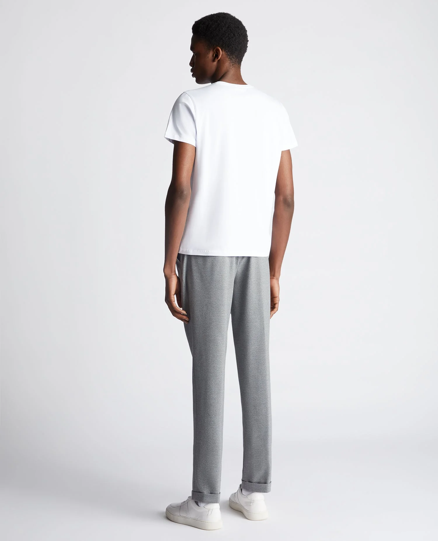 Cotton Stretch Crew Neck Brotherhood T-Shirt - Image 4