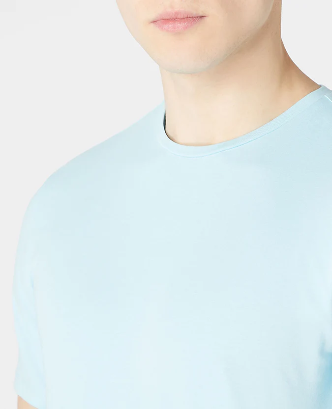 Tapered Fit Cotton-Stretch T-Shirt - Image 4