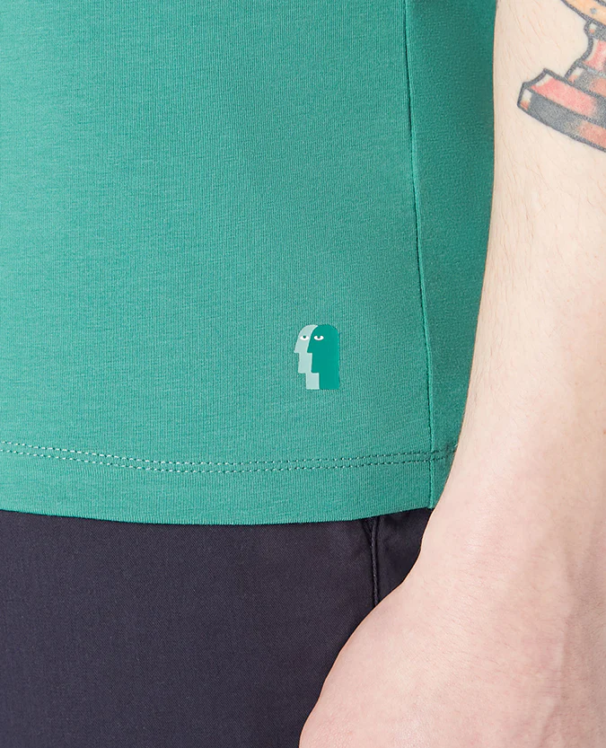 Tapered Fit Cotton-Stretch T-Shirt - Image 5