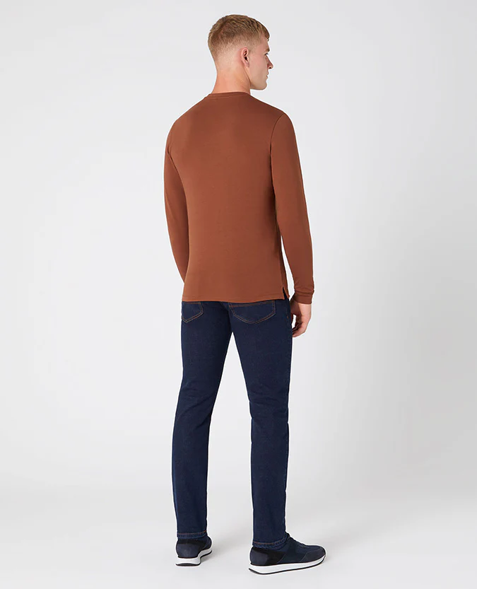 Tapered Fit Cotton-Stretch T-Shirt - Image 3