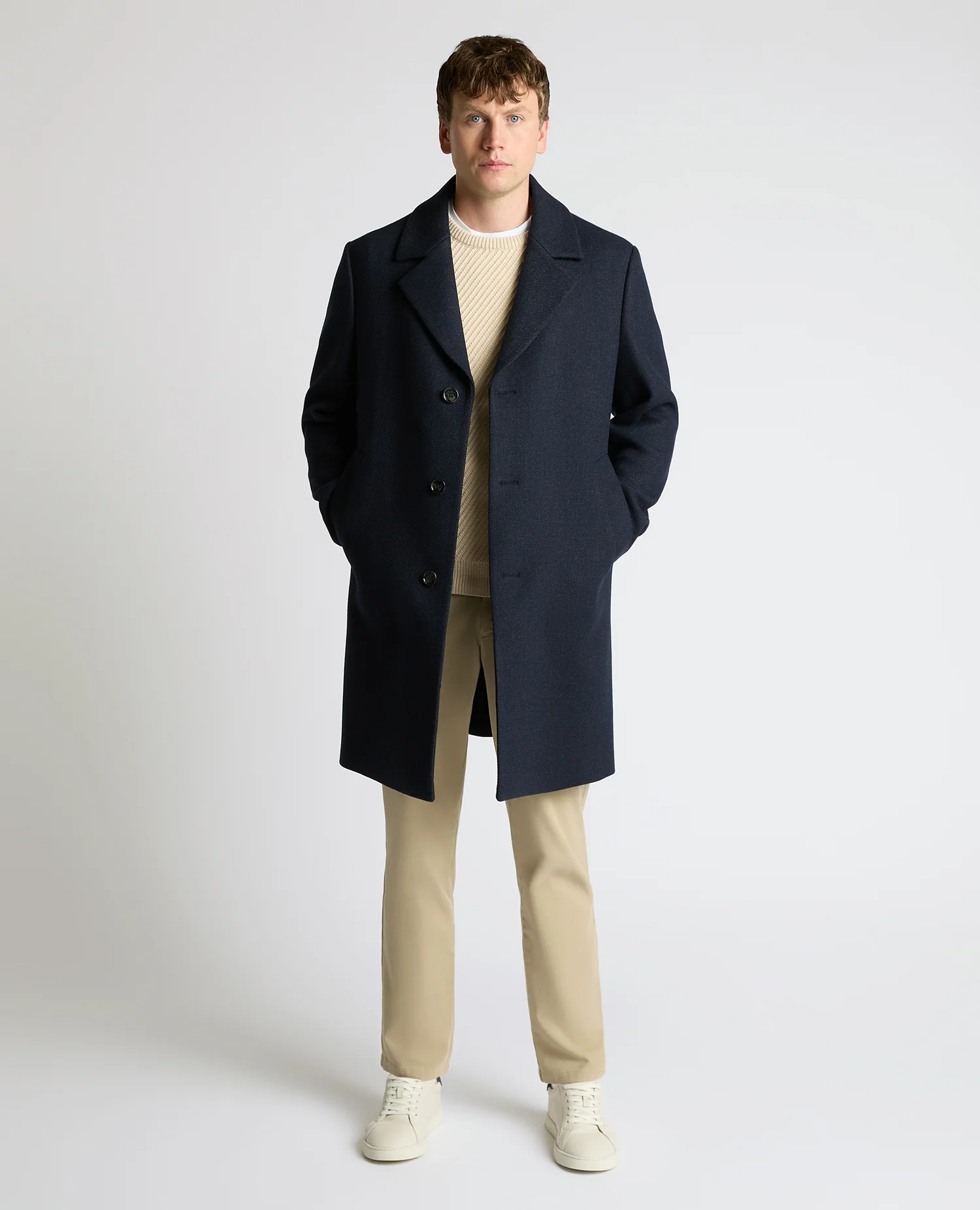 Dylan Relaxed Fit Wool Blend Coat - Image 2