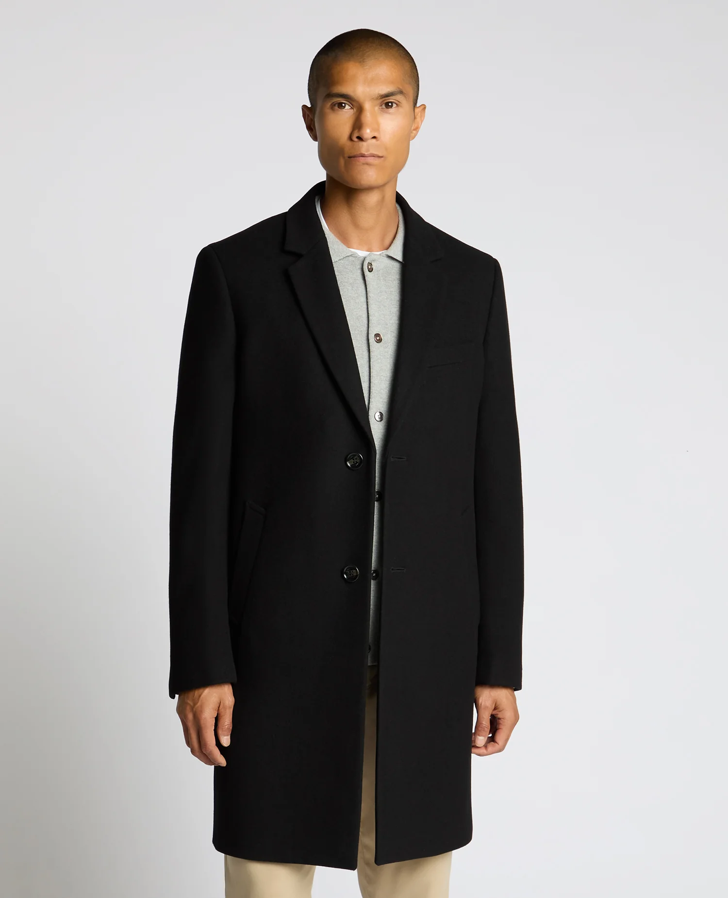 Kayden Tailored Fit Chelsea Overcoat
