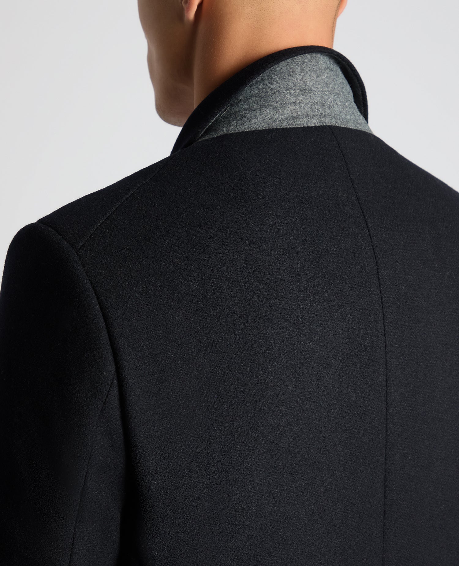 Tailored Fit Wool Blend Overcoat - Image 5