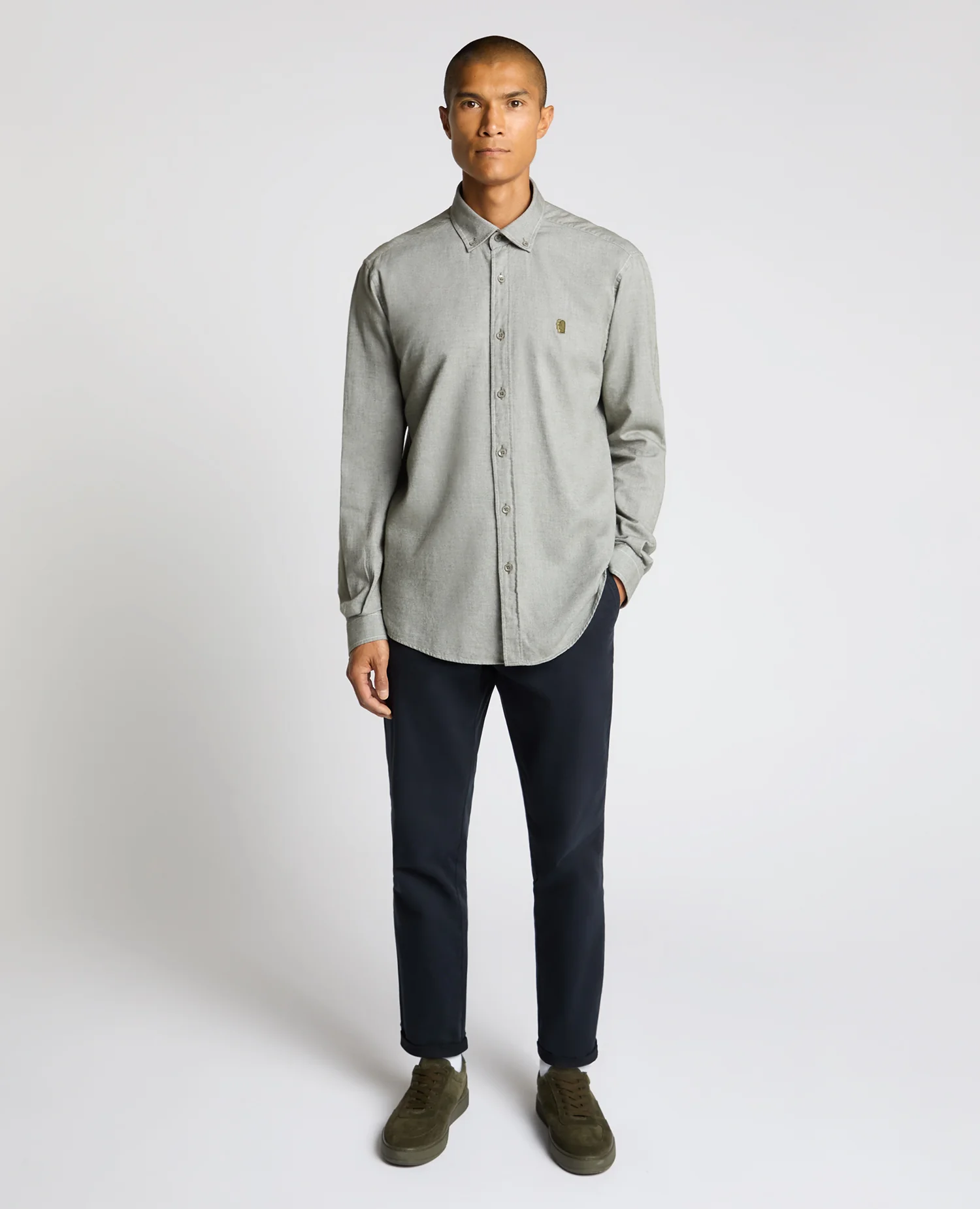 Tapered Fit Soft Cotton Shirt - Image 2