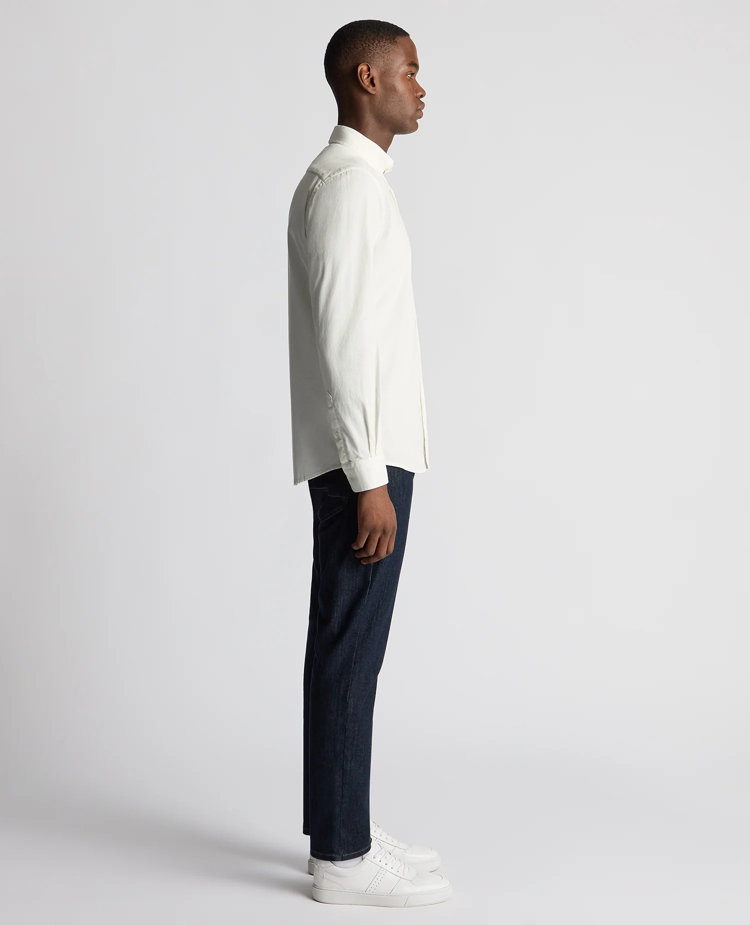 Tapered Fit Micro Corduroy Shirt - Image 4