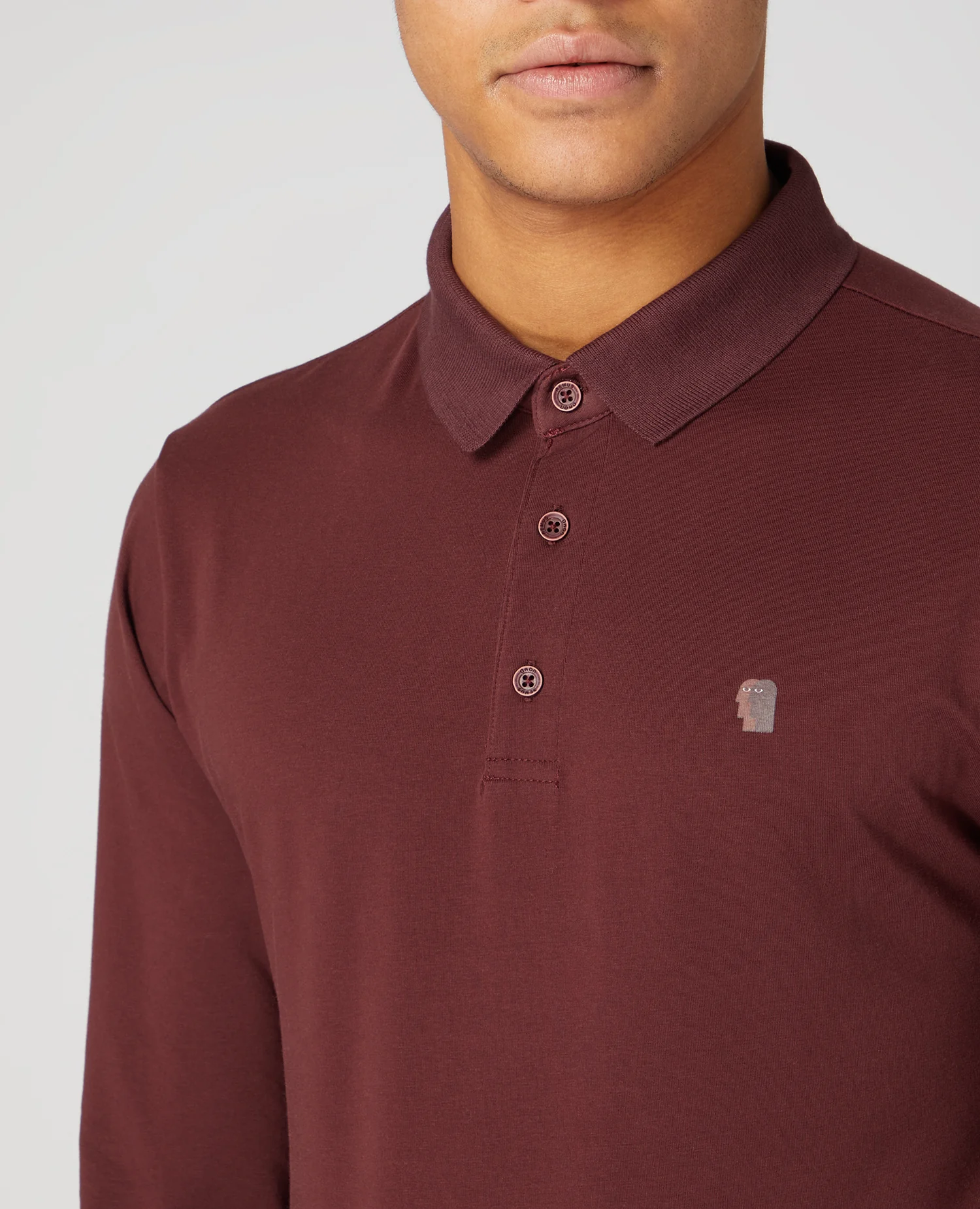 Tapered Fit Cotton-Stretch Polo Shirt - Image 4