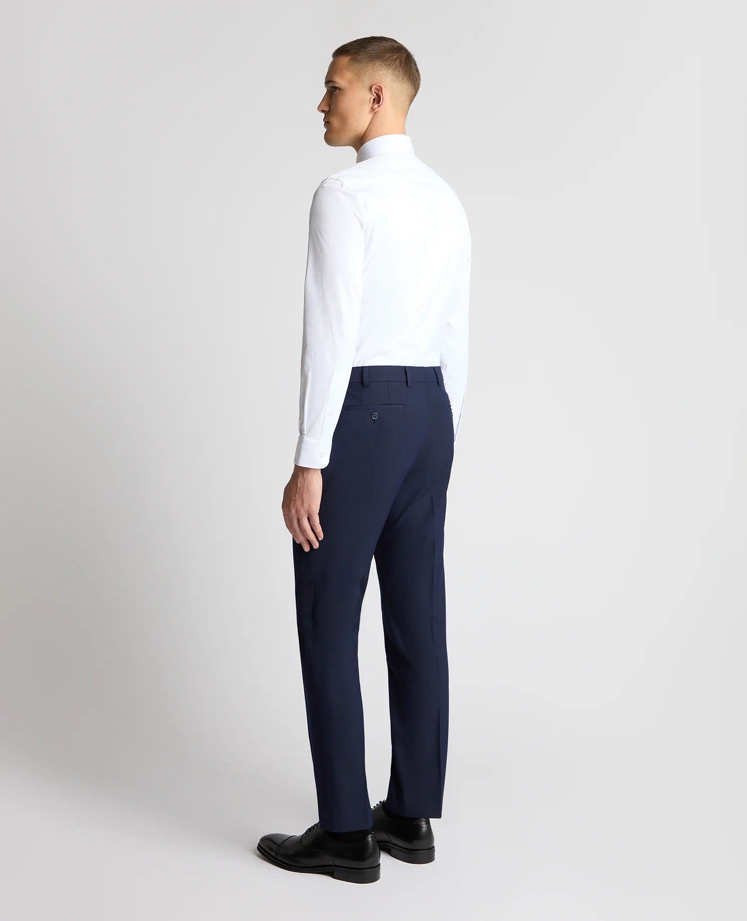 Tapered Fit Cotton Stretch Shirt - Image 3