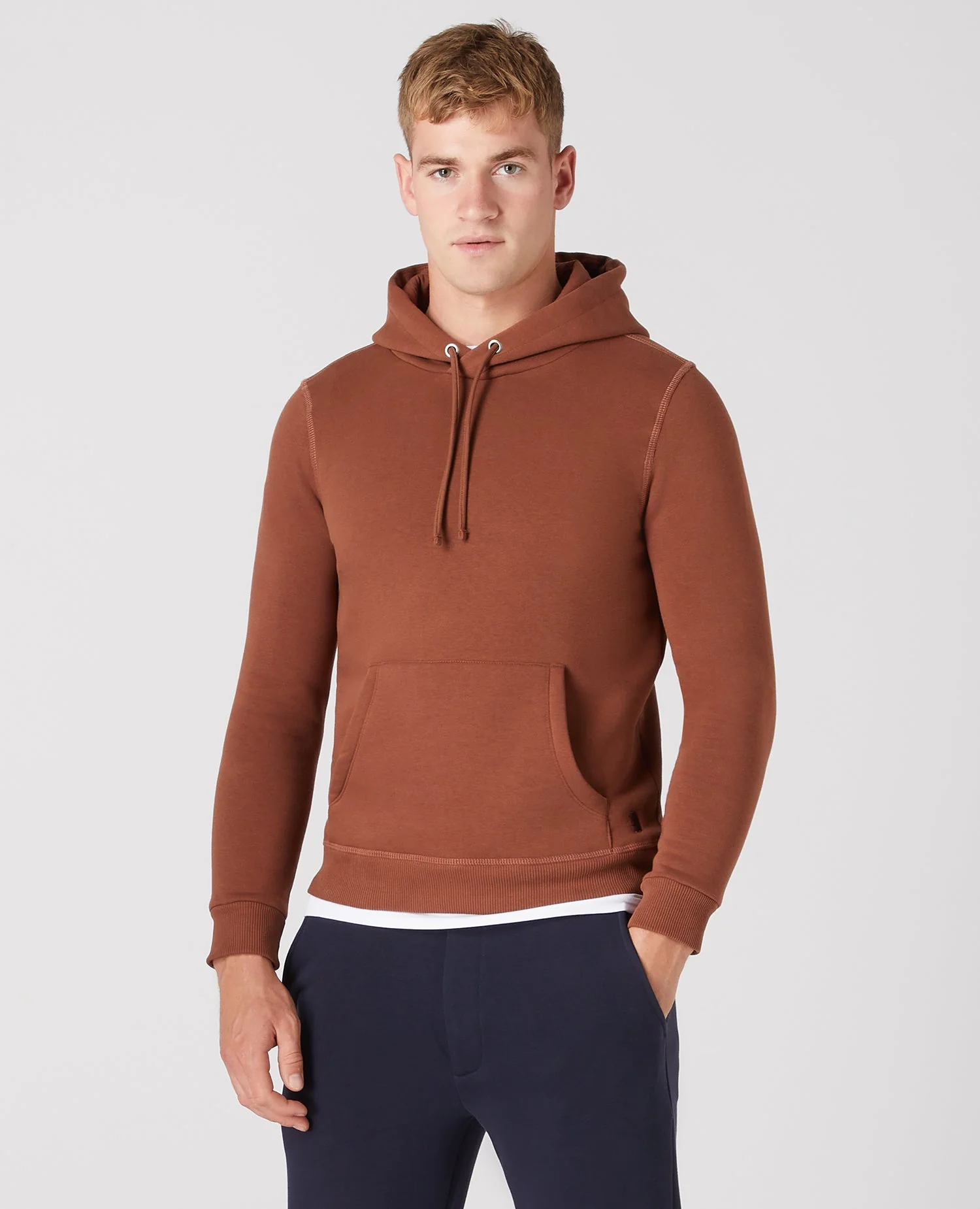 Tapered Fit Cotton-Blend Hoodie