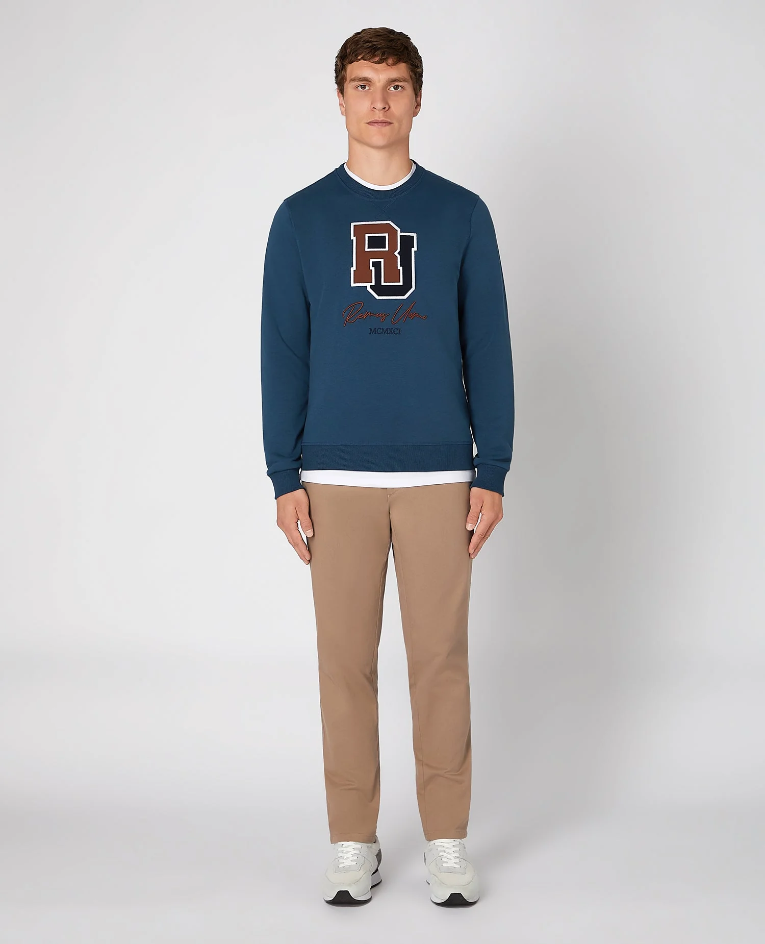 Tapered Fit Cotton-Blend Sweatshirt - Image 2