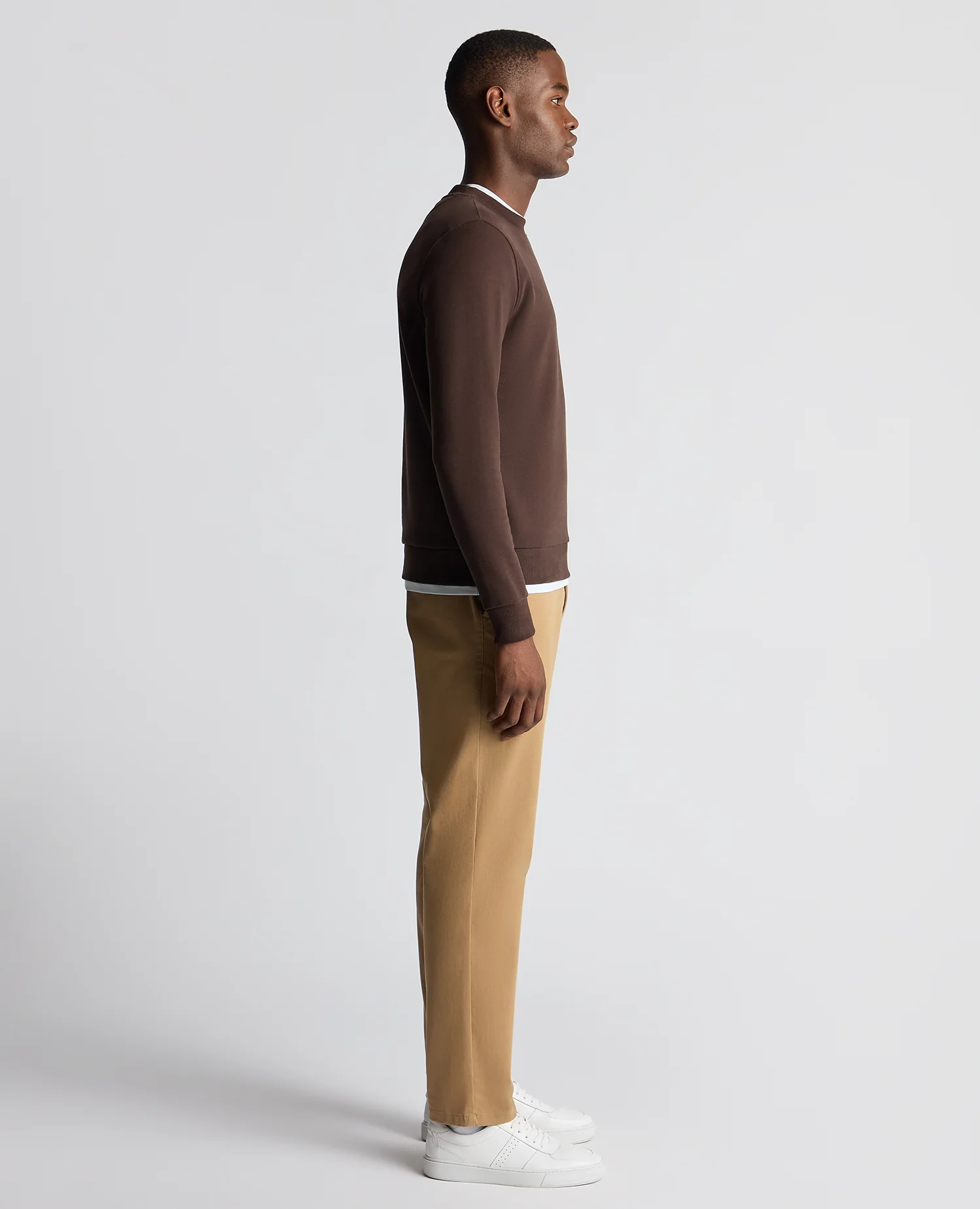 Tapered Fit Soft Touch Cotton-Blend Sweatshirt - Image 4