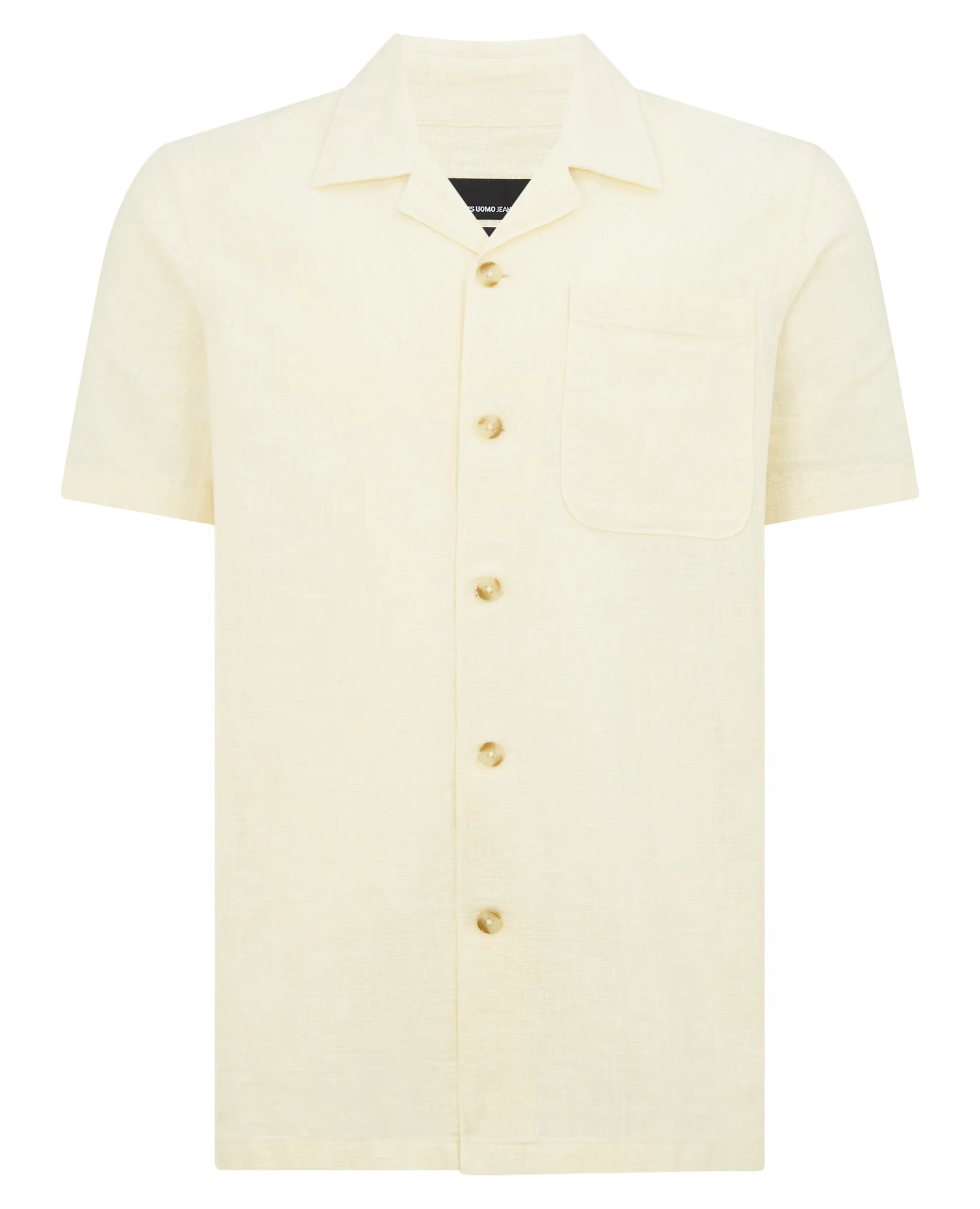 Tapered Fit Cotton-Linen Shirt - Image 7