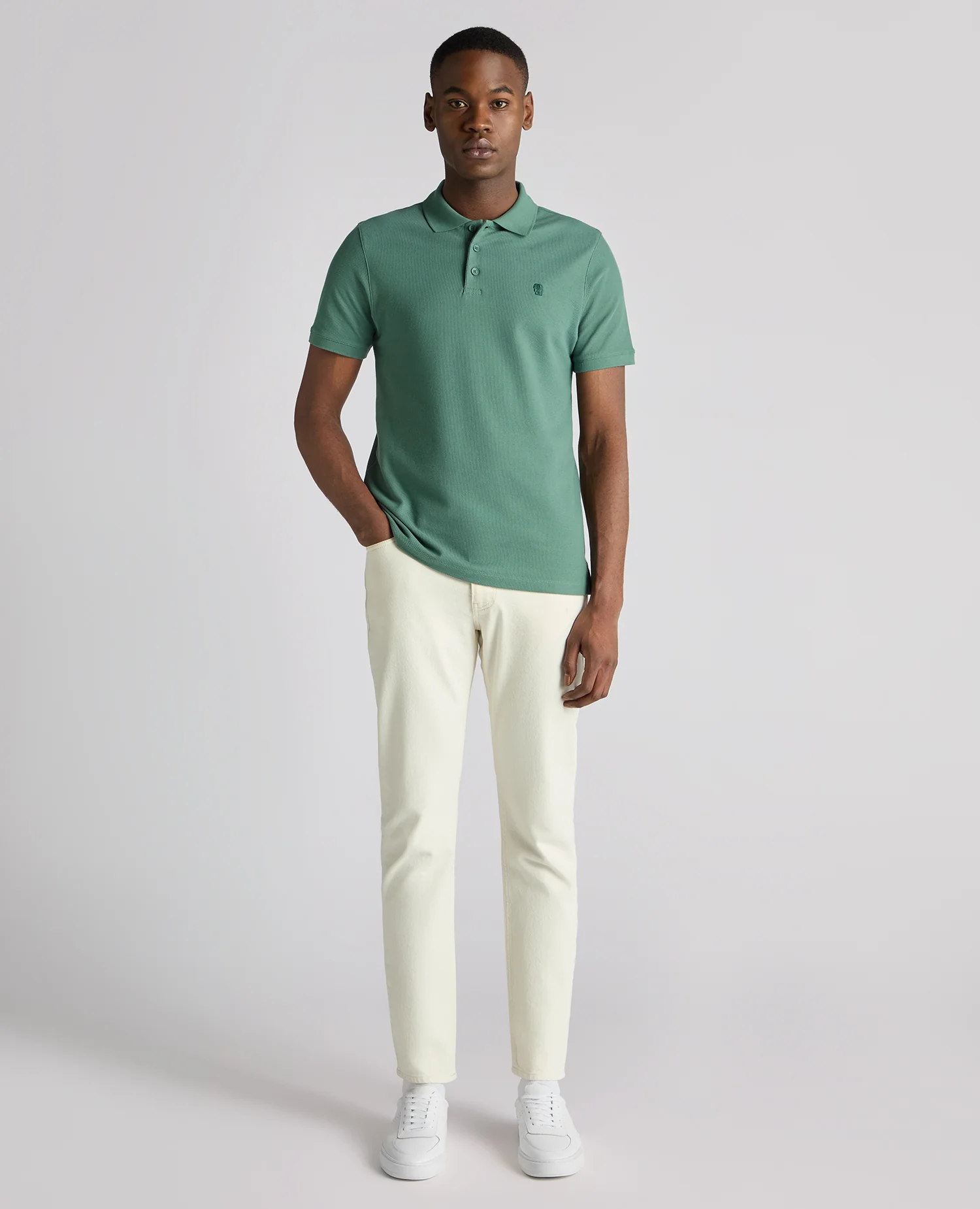 Embroidered Cotton Polo Shirt - Image 2