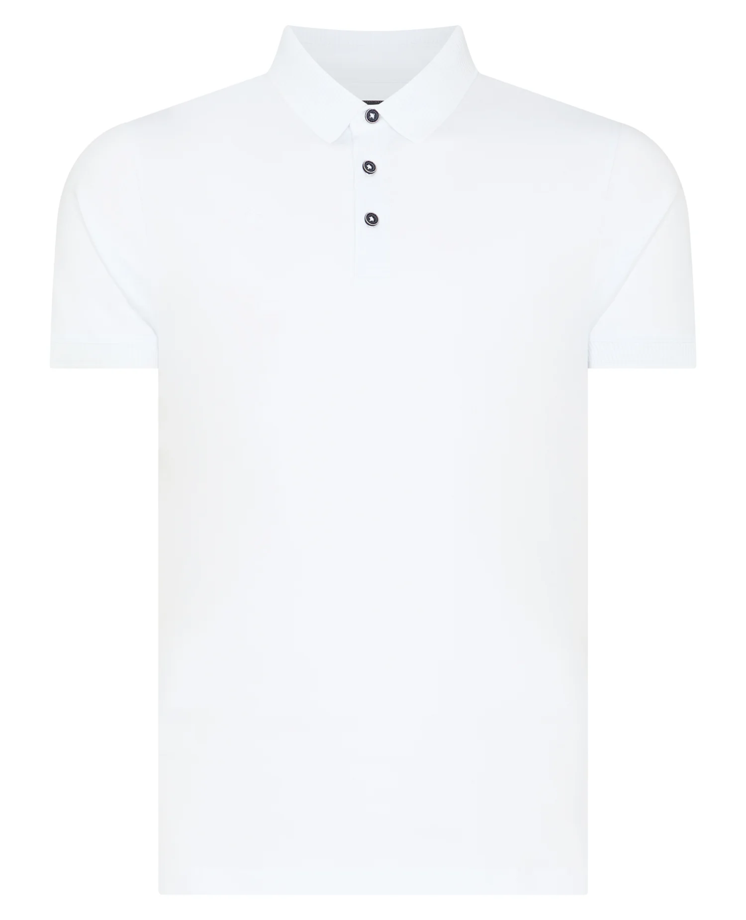Tapered Fit Cotton-Stretch Polo Shirt - Image 6