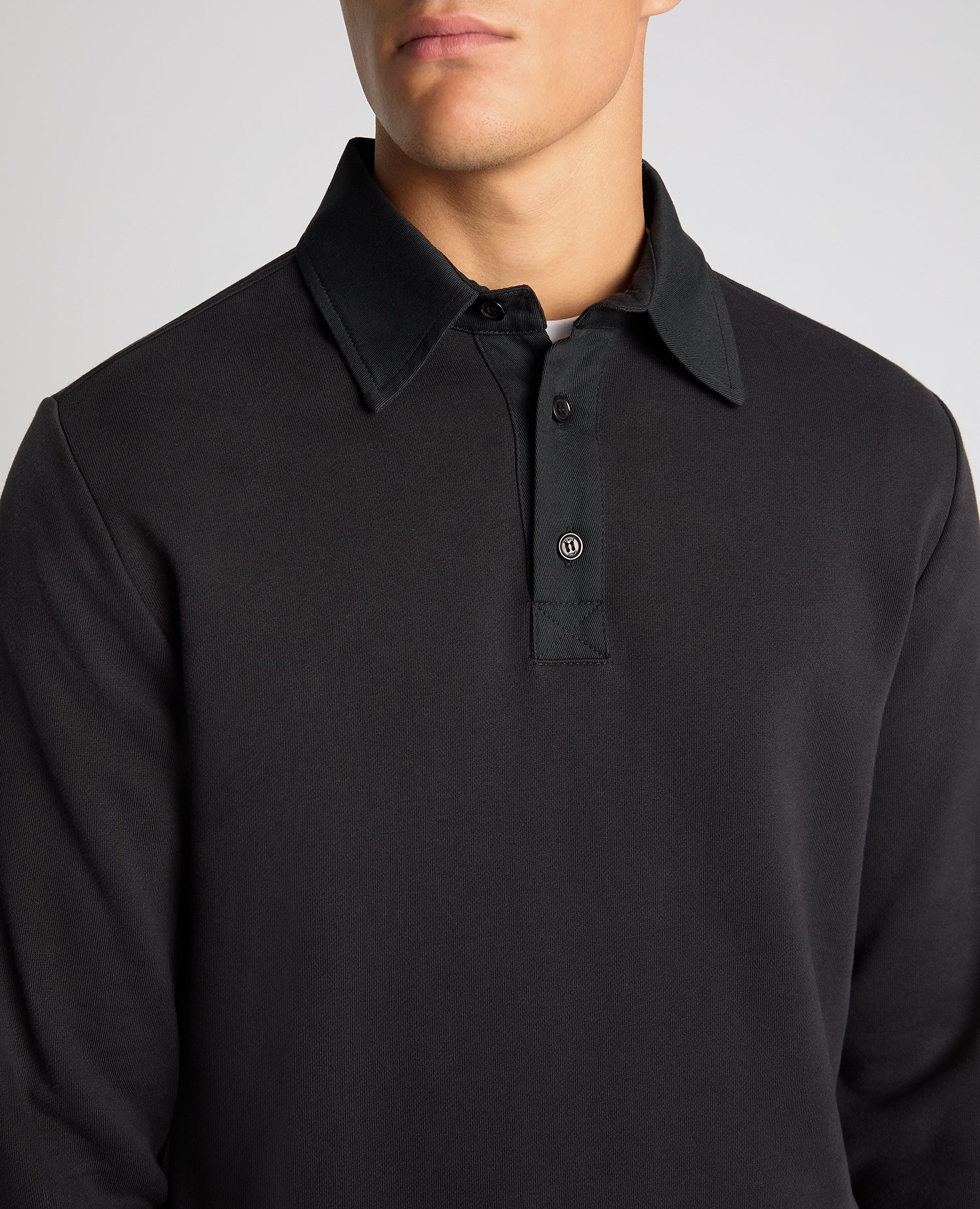 Regular Fit Organic Cotton-Stretch Jersey Polo - Image 6