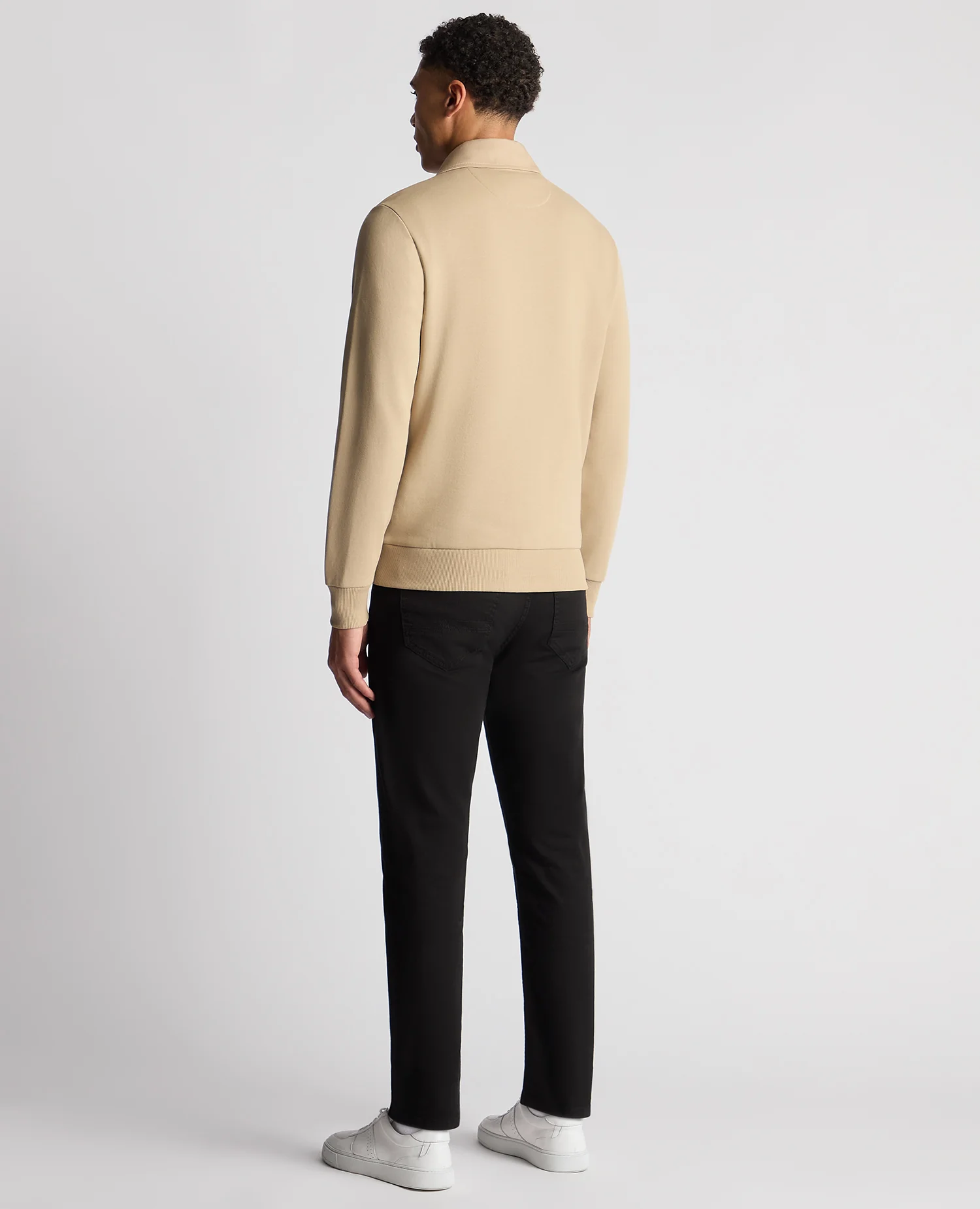 Regular Fit Organic Cotton-Stretch Jersey Polo - Image 3