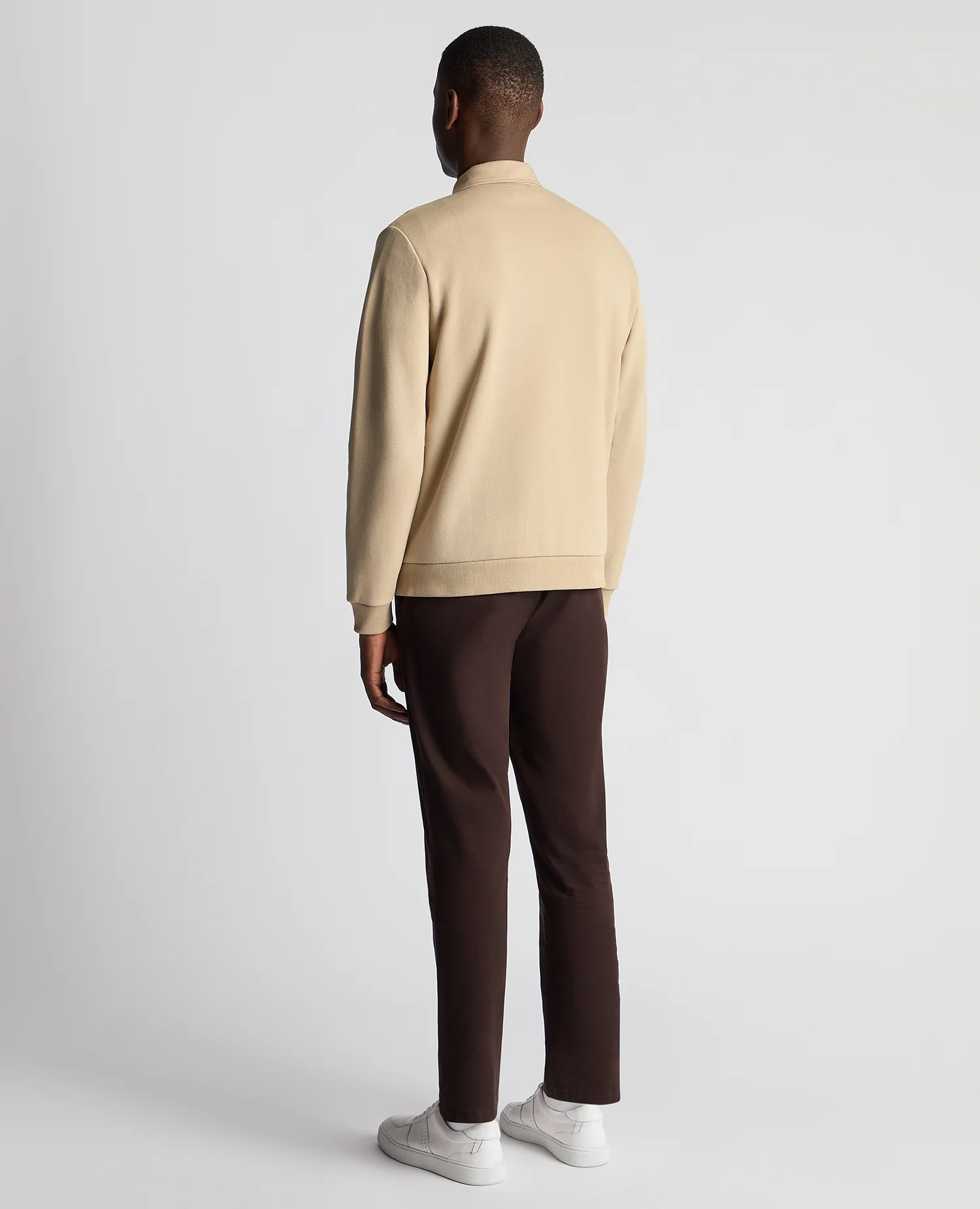 Tapered Fit Cotton-Stretch Cardigan - Image 3