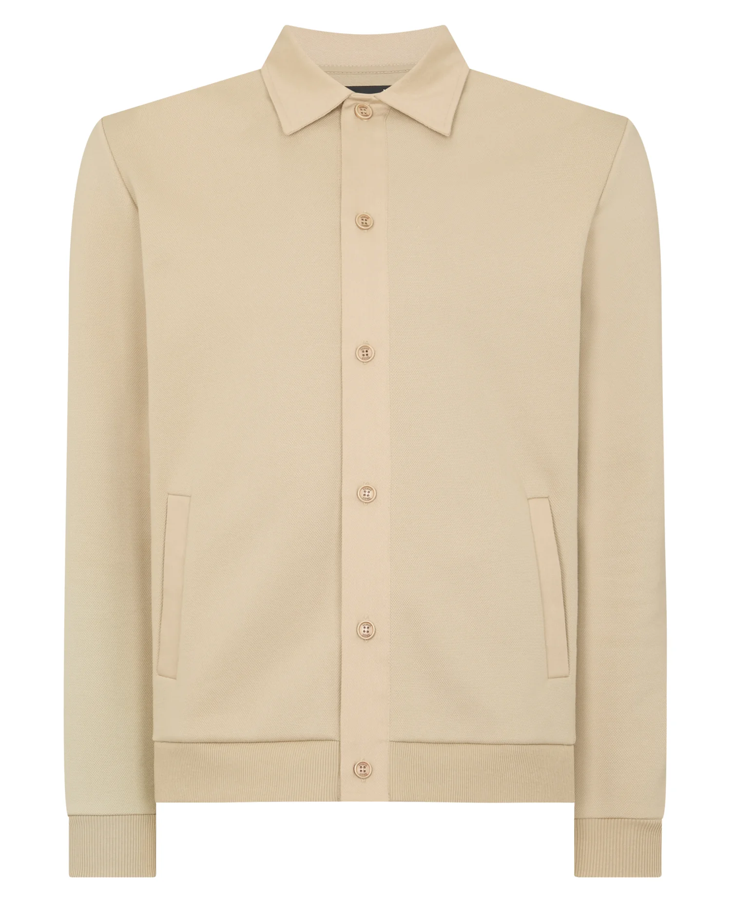Tapered Fit Cotton-Stretch Cardigan - Image 6