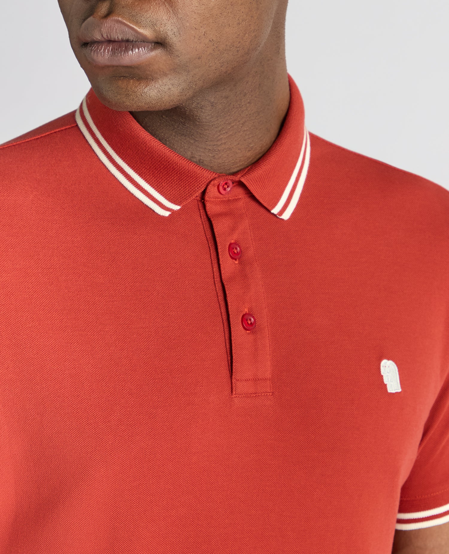 Tapered Fit Cotton-Stretch Polo Shirt - Image 5