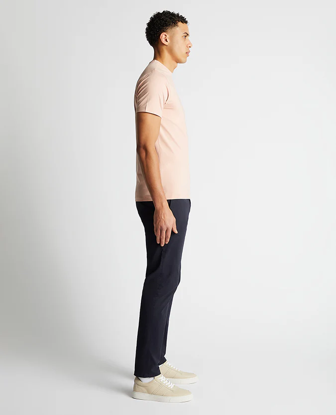 Tapered Fit Cotton-Stretch T-Shirt - Image 4