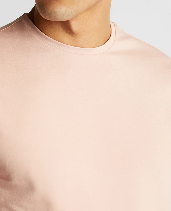 Tapered Fit Cotton-Stretch T-Shirt - Image 5
