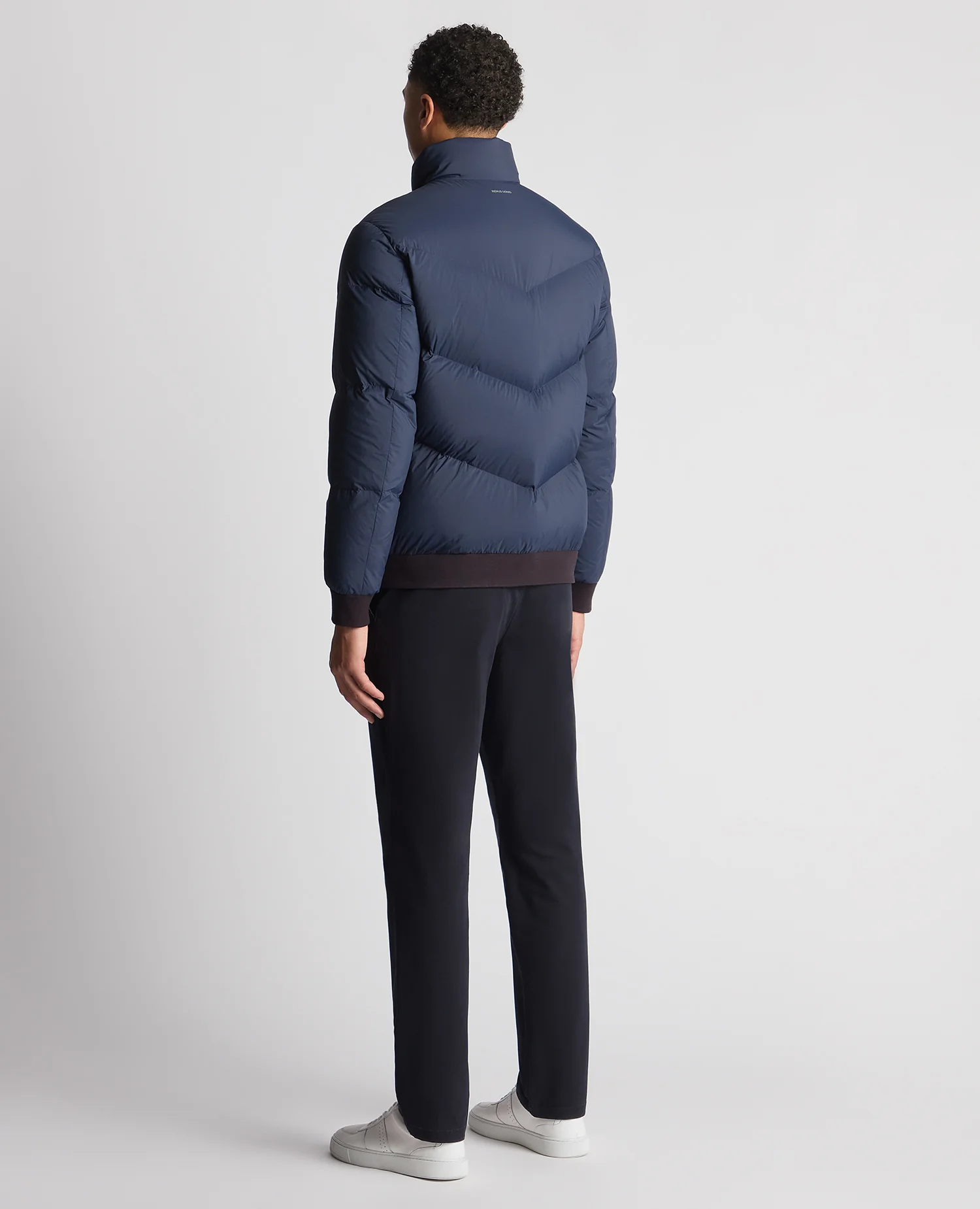 Regular Fit Down-Filled Quilted Jacket - Image 3