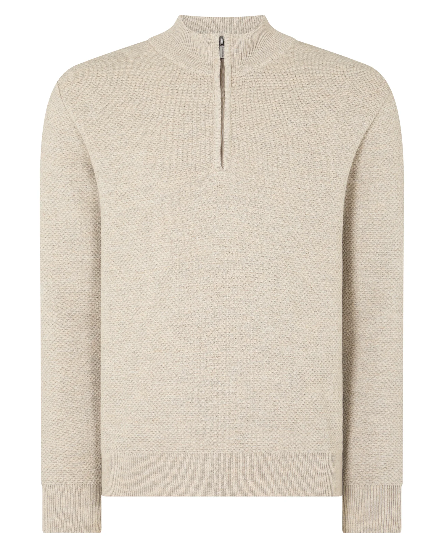 Tapered Fit Merino Half Zip Sweater - Image 6