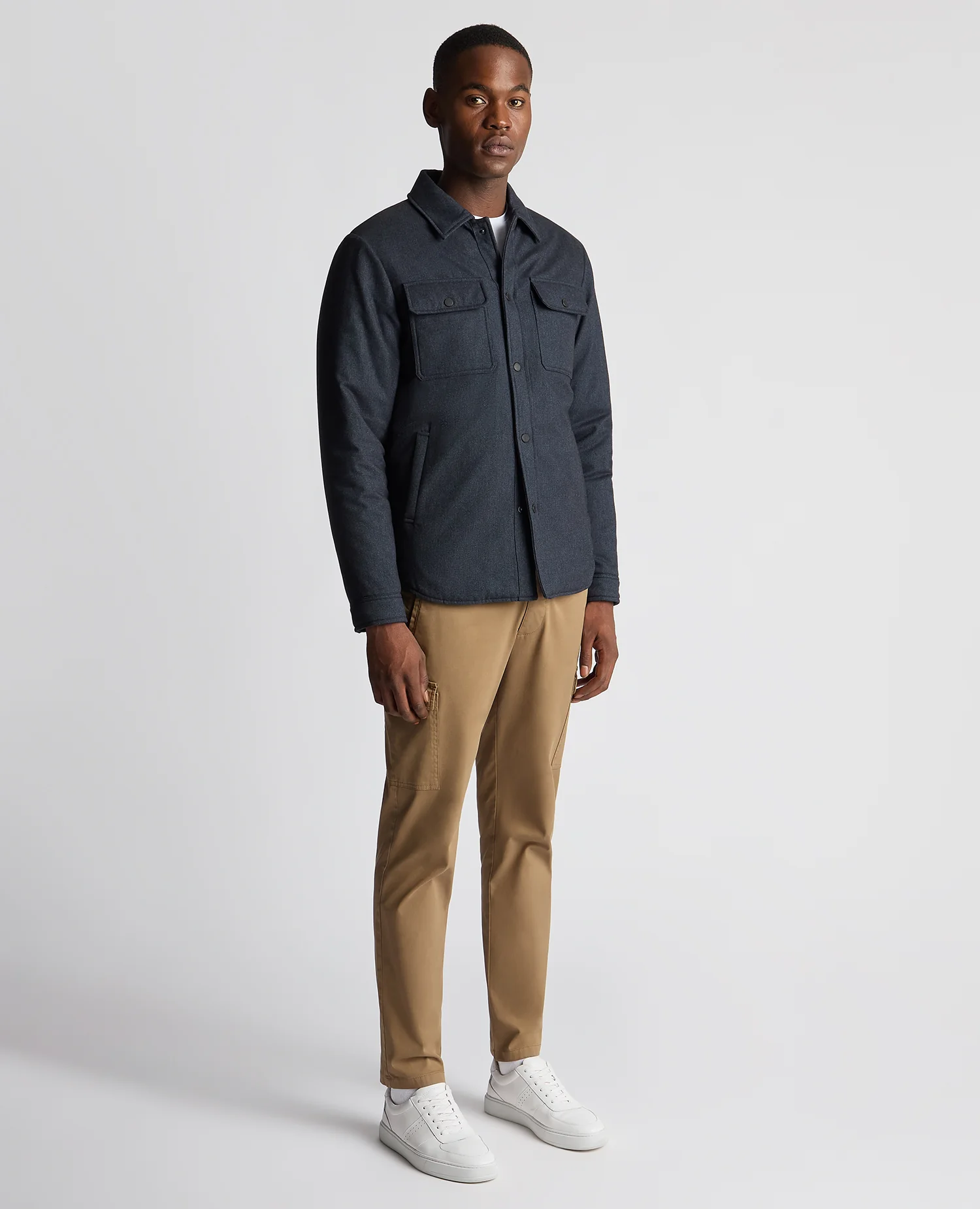 Regular Fit Quilted Overshirt - Image 2