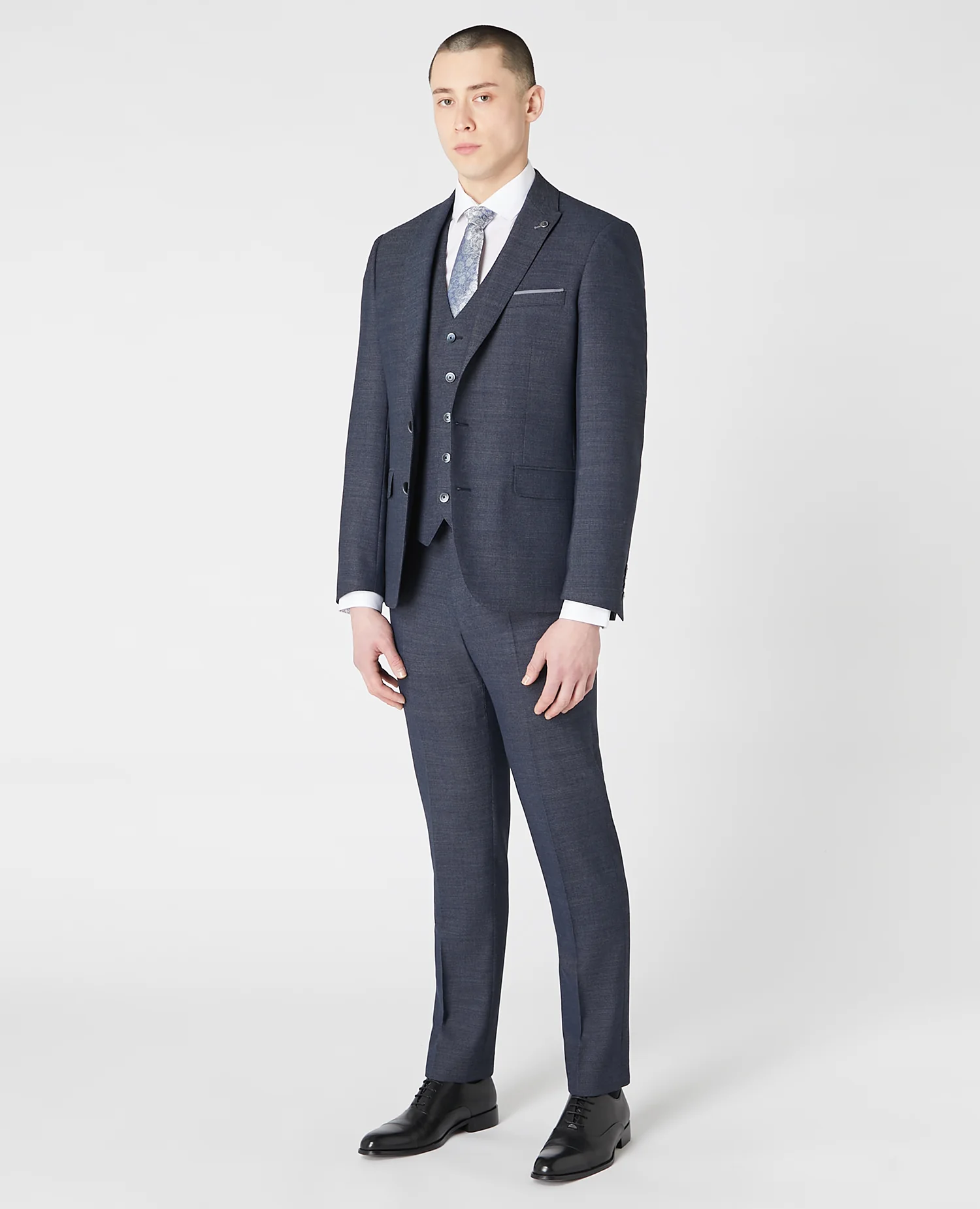 Tapered Fit Wool-Rich Stretch Mix and Match Suit Jacket - Image 2
