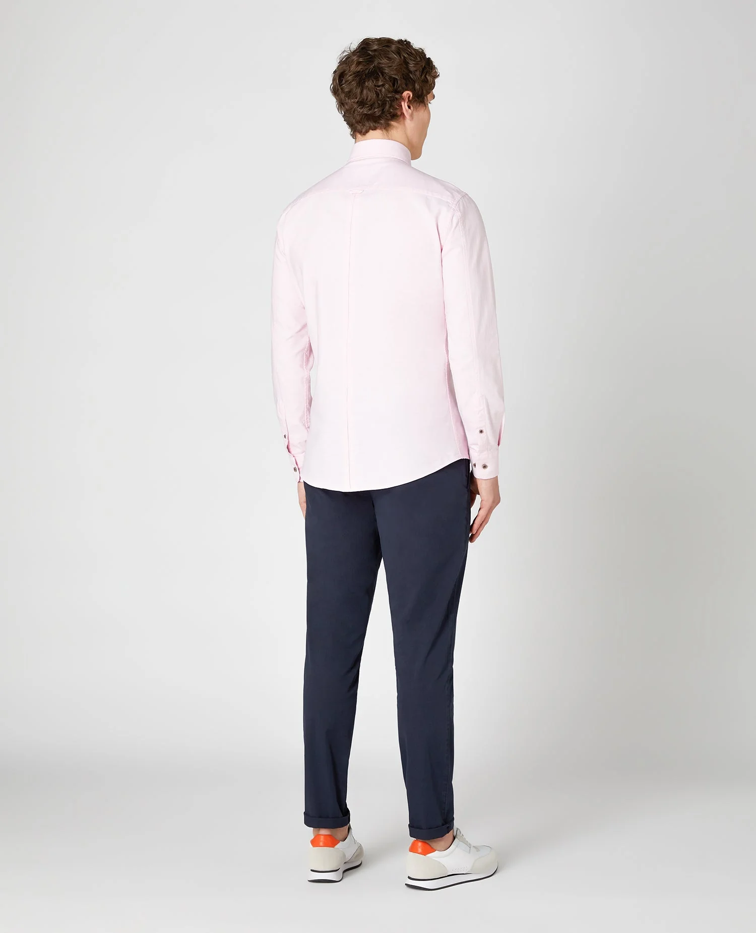 Tapered Fit Oxford Cotton Shirt - Image 3