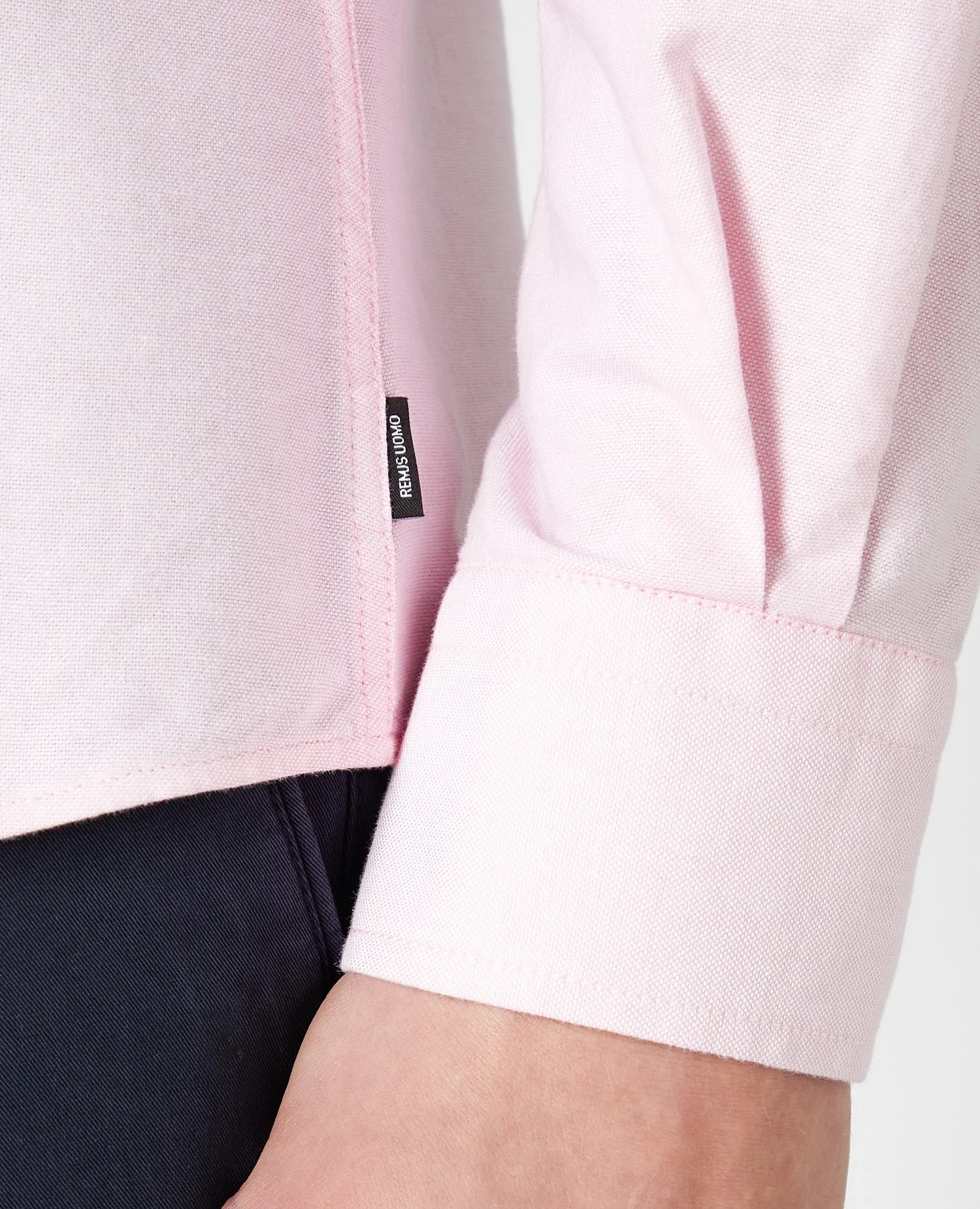 Tapered Fit Oxford Cotton Shirt - Image 5