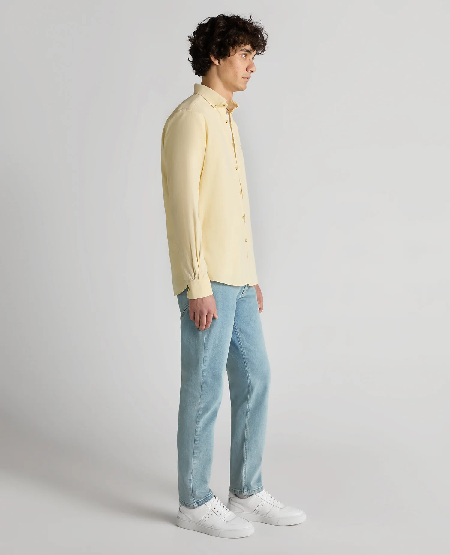 Tapered Fit Oxford Cotton Shirt - Image 4