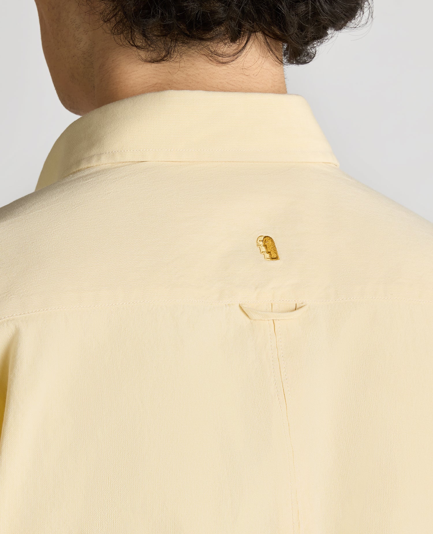 Tapered Fit Oxford Cotton Shirt - Image 6