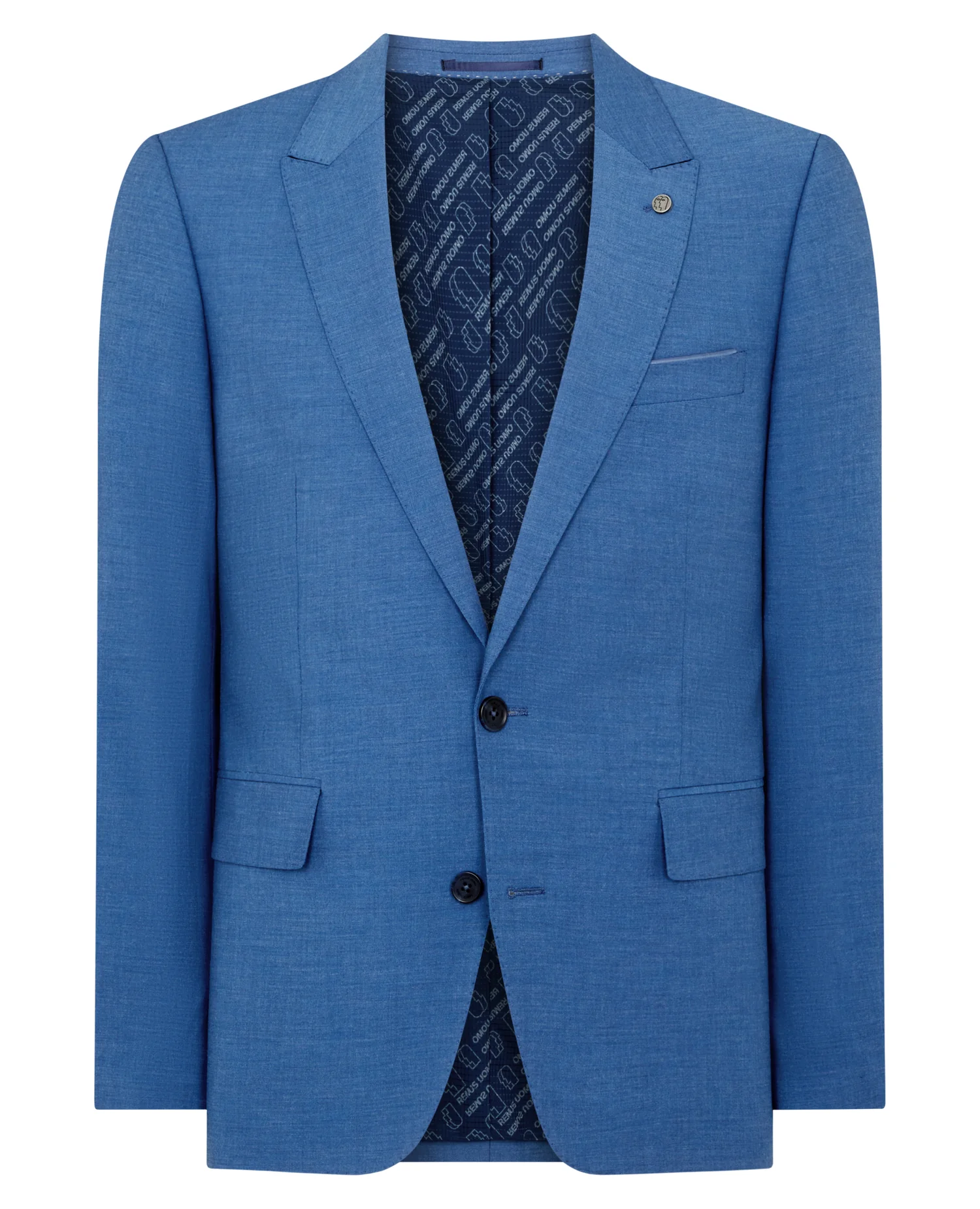 Tapered Fit Peak Lapel Suit - Image 6